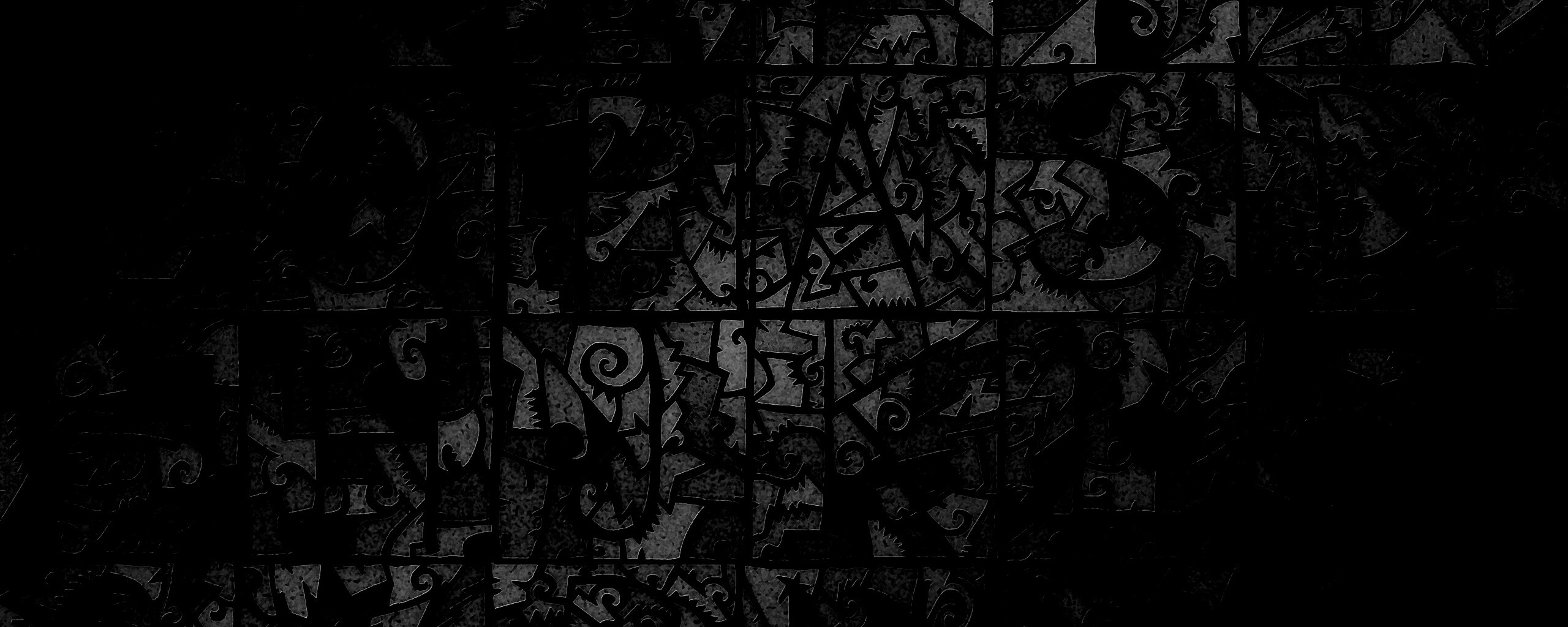 Витражные буквы обои