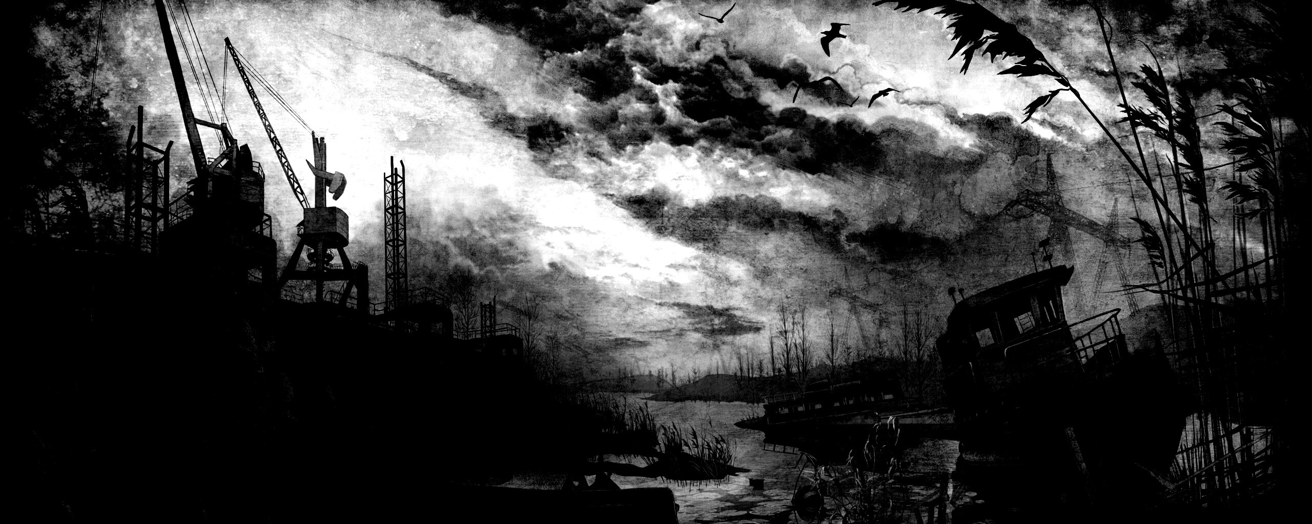 Панорама из Сталкера обои