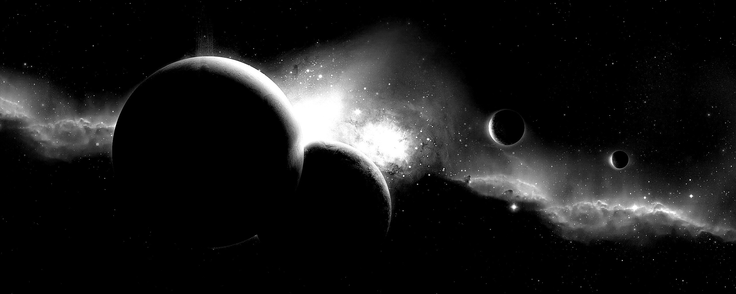 Фиолетовая вселенная обои