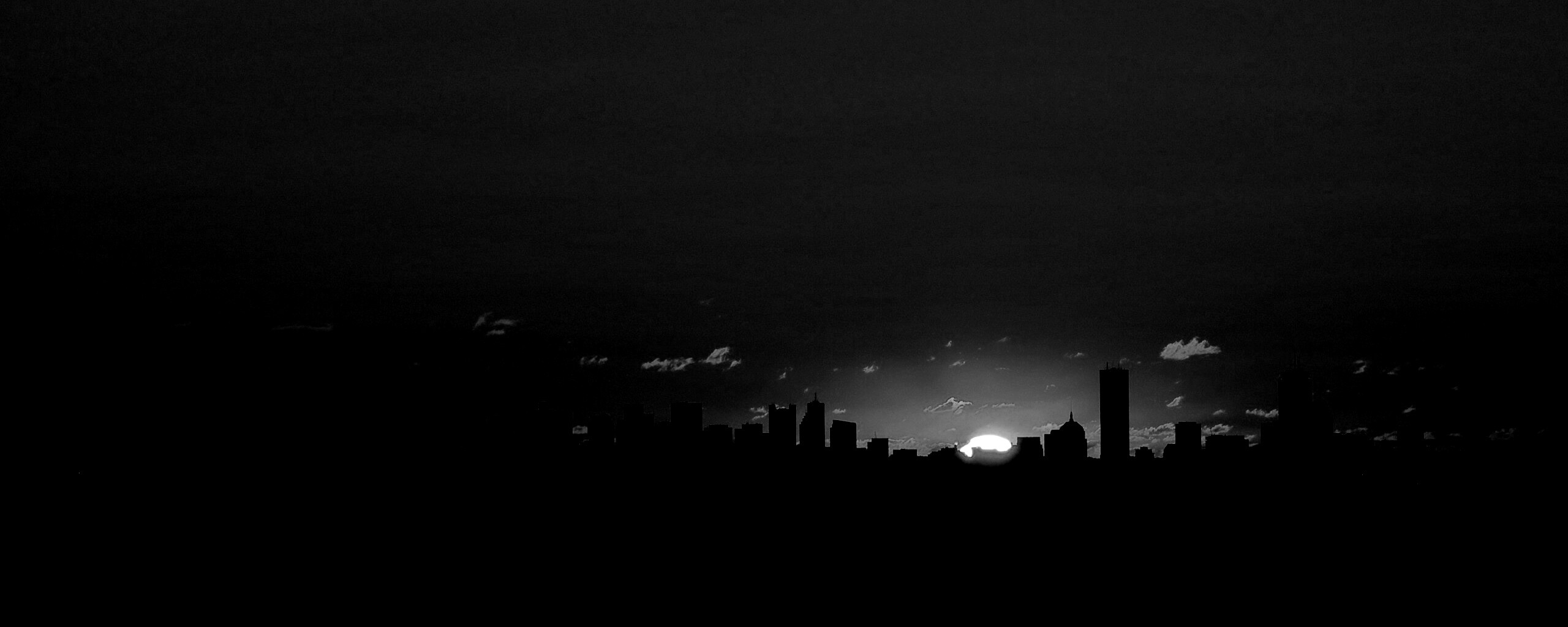 Бостонский закат обои