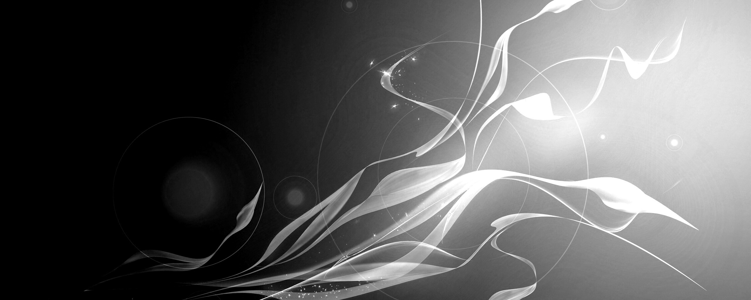 Лёгкая голубая абстракция обои