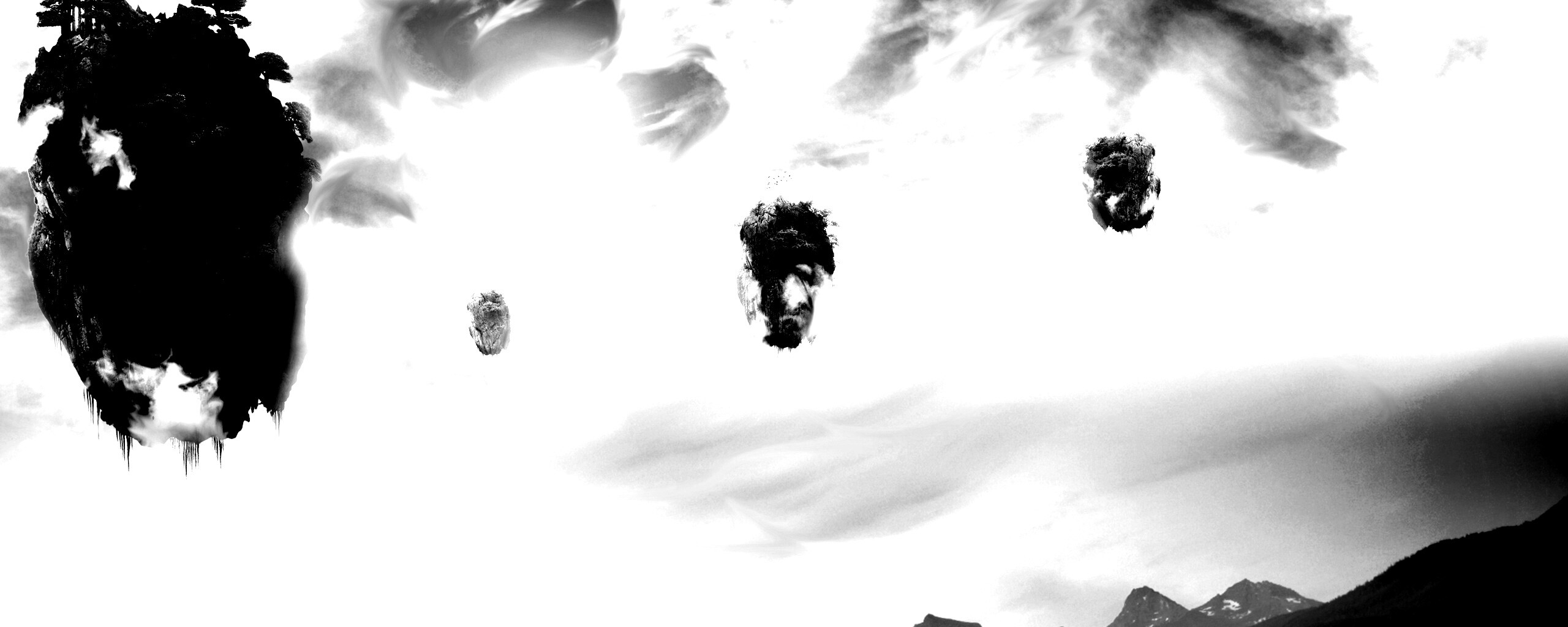 Летающие острова обои