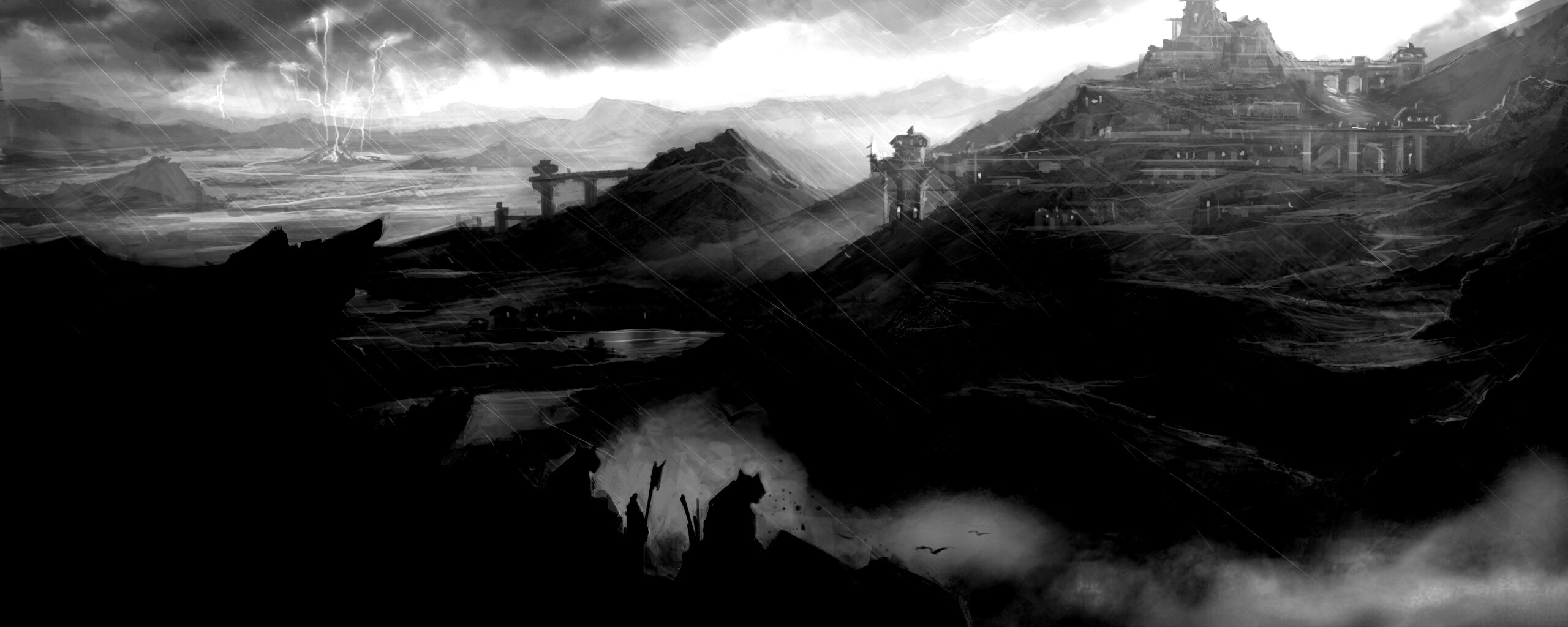 Пейзаж из Dragon Age 2 обои