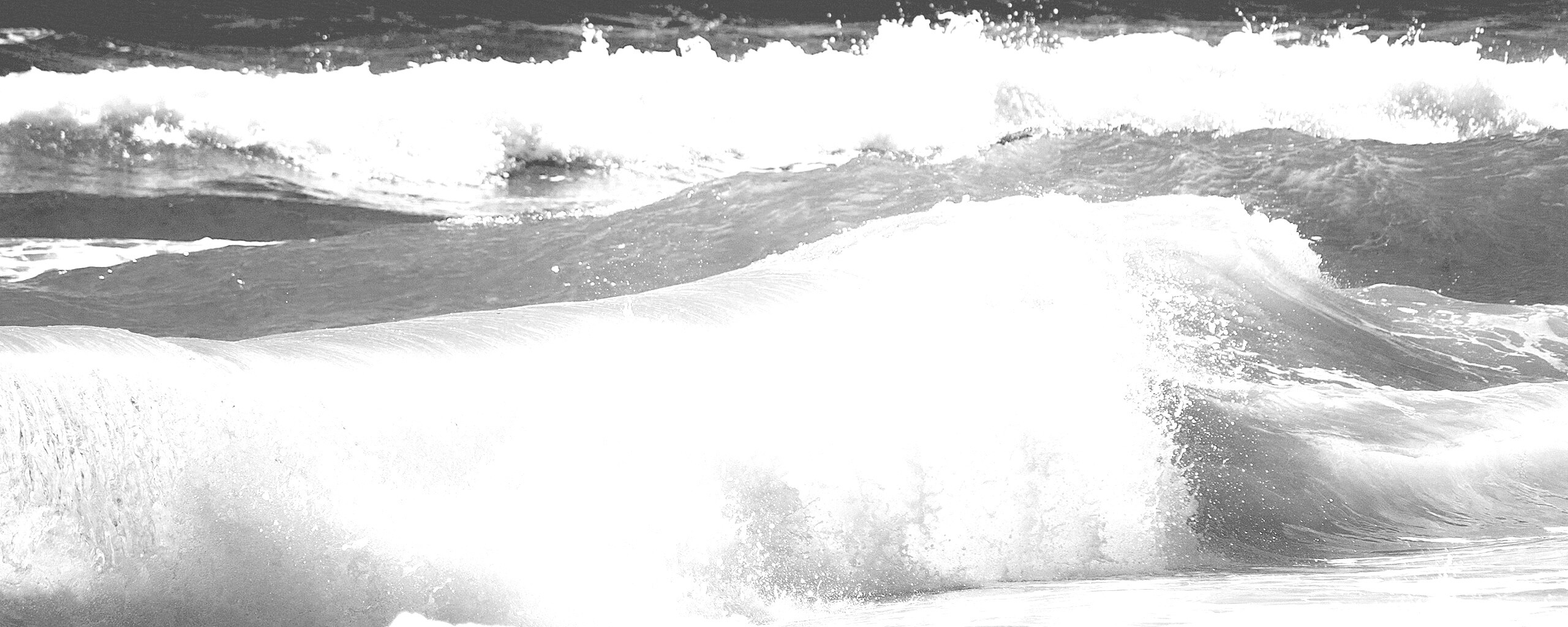 Голубые волны обои