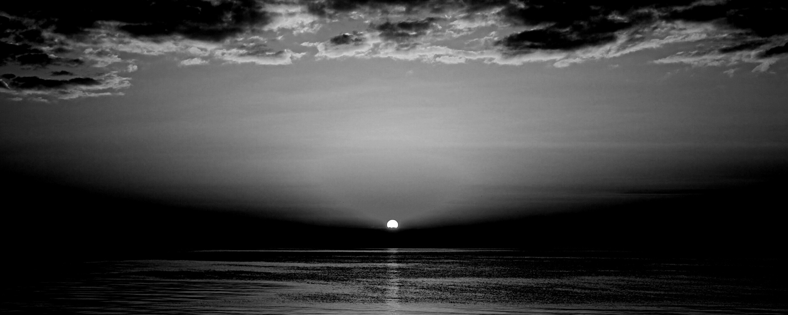 Багровый закат обои