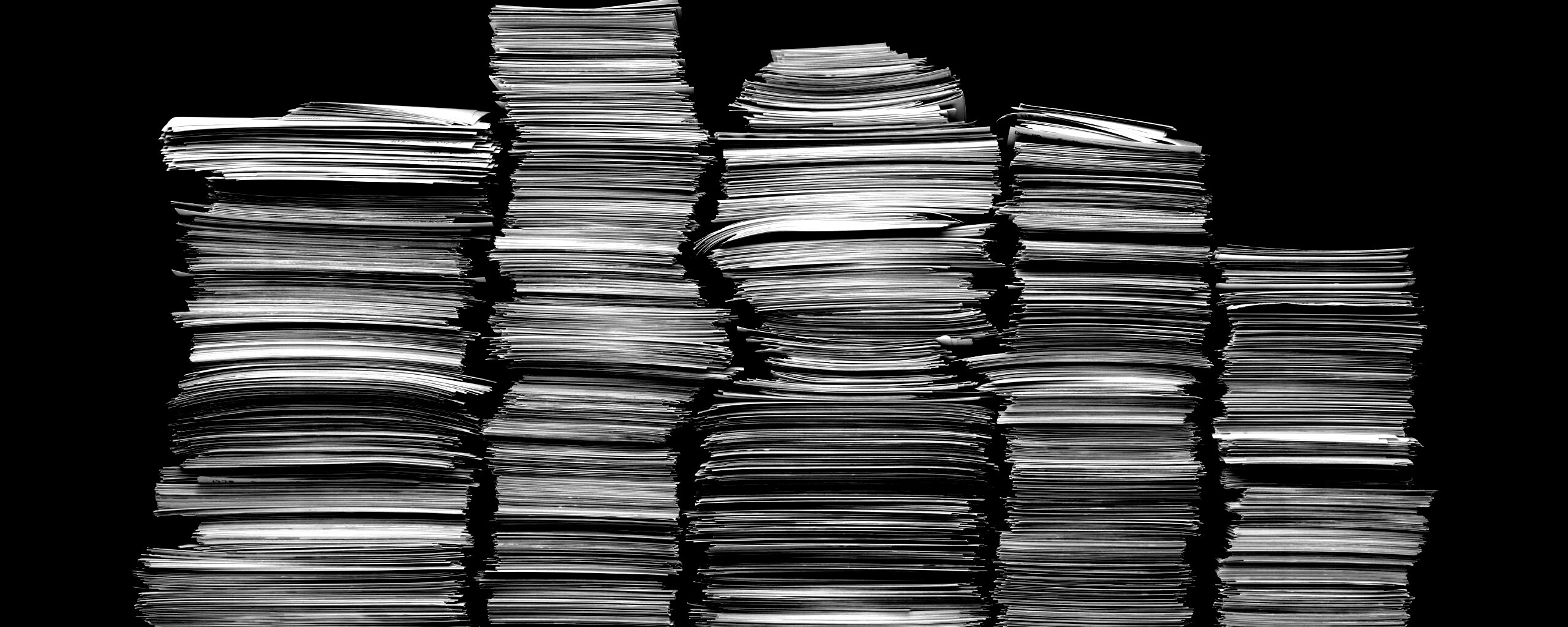 Стопки листов бумаги обои