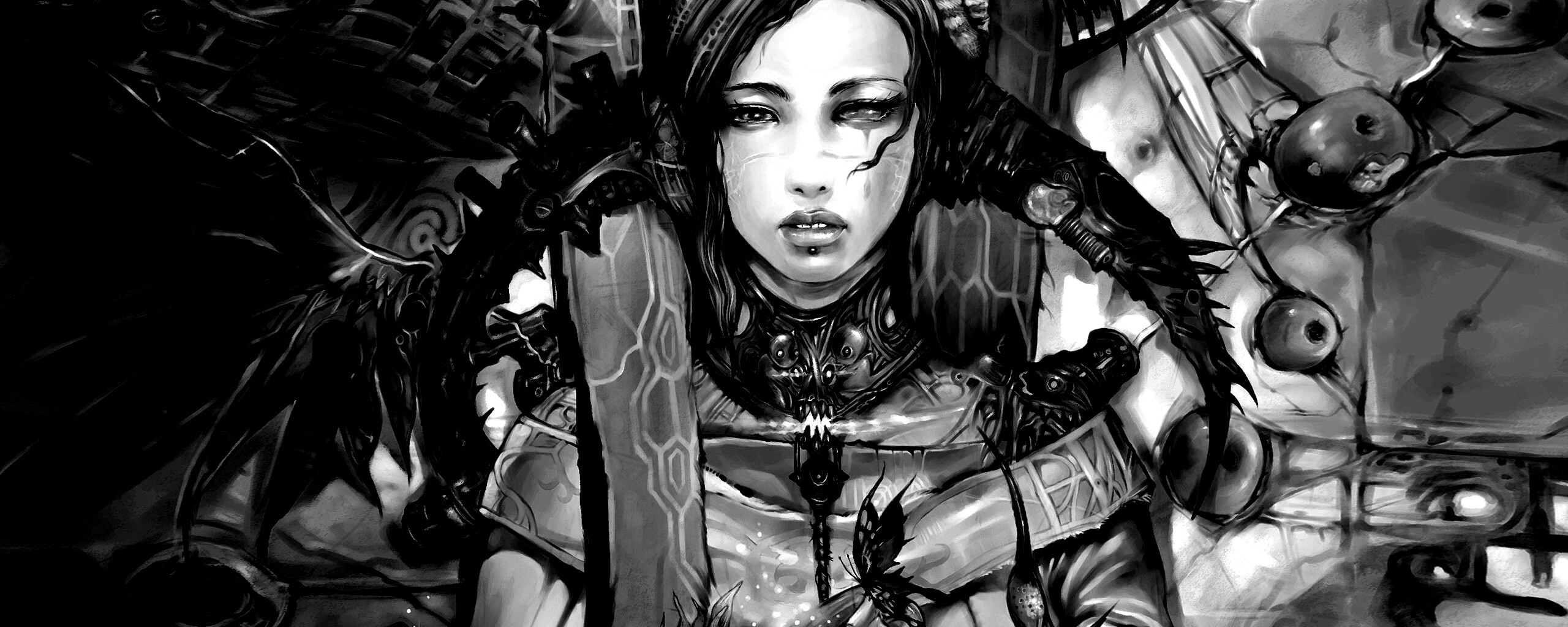 Странная девушка обои