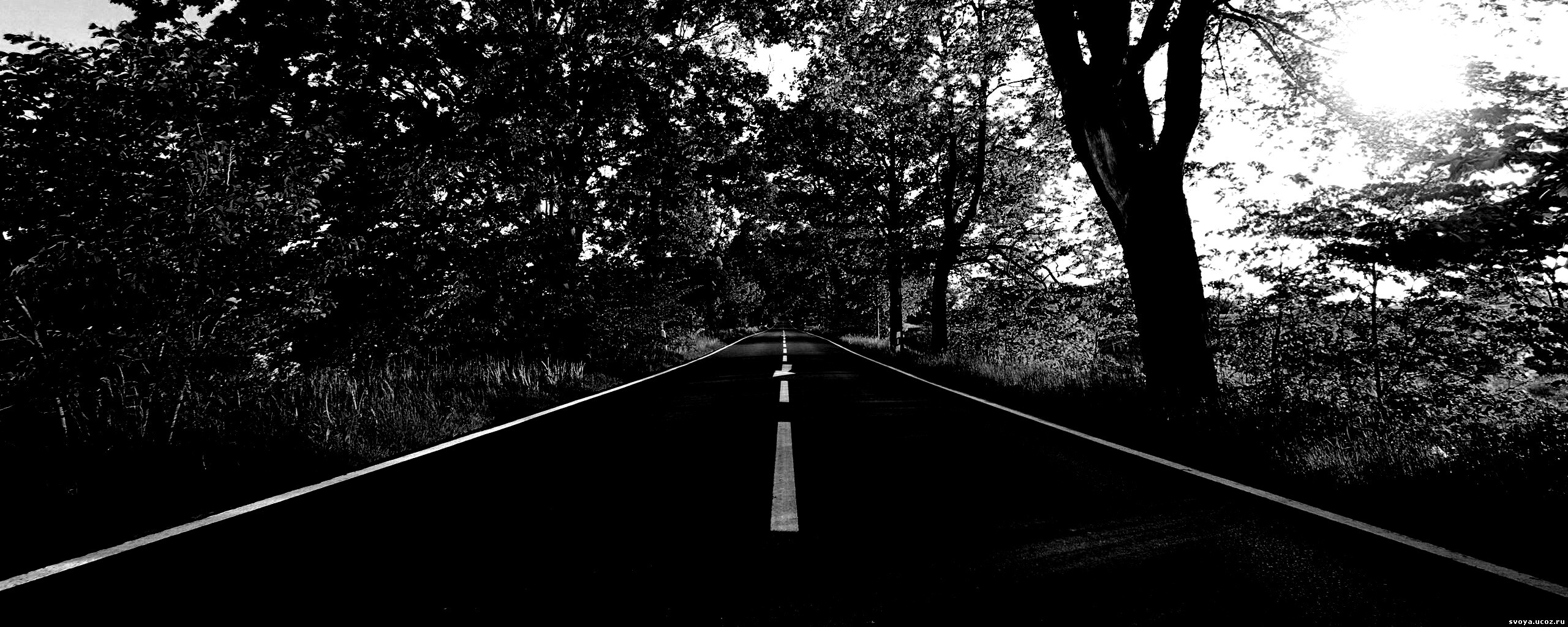 Прямая дорога обои