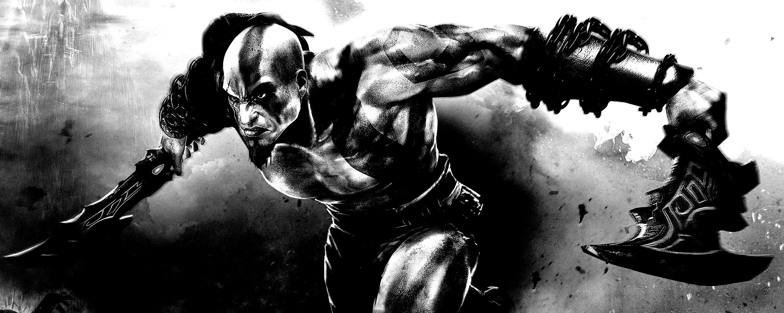 Герой игры God of War обои