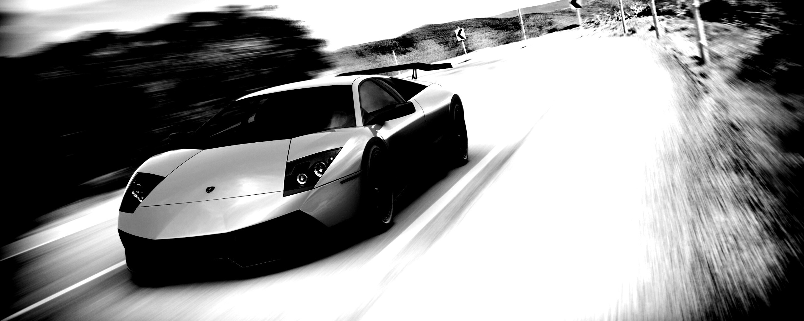 Желтая Ламборджини обои