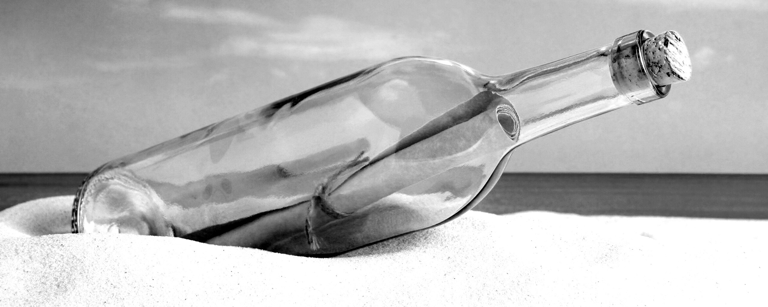 Послание в бутылке обои