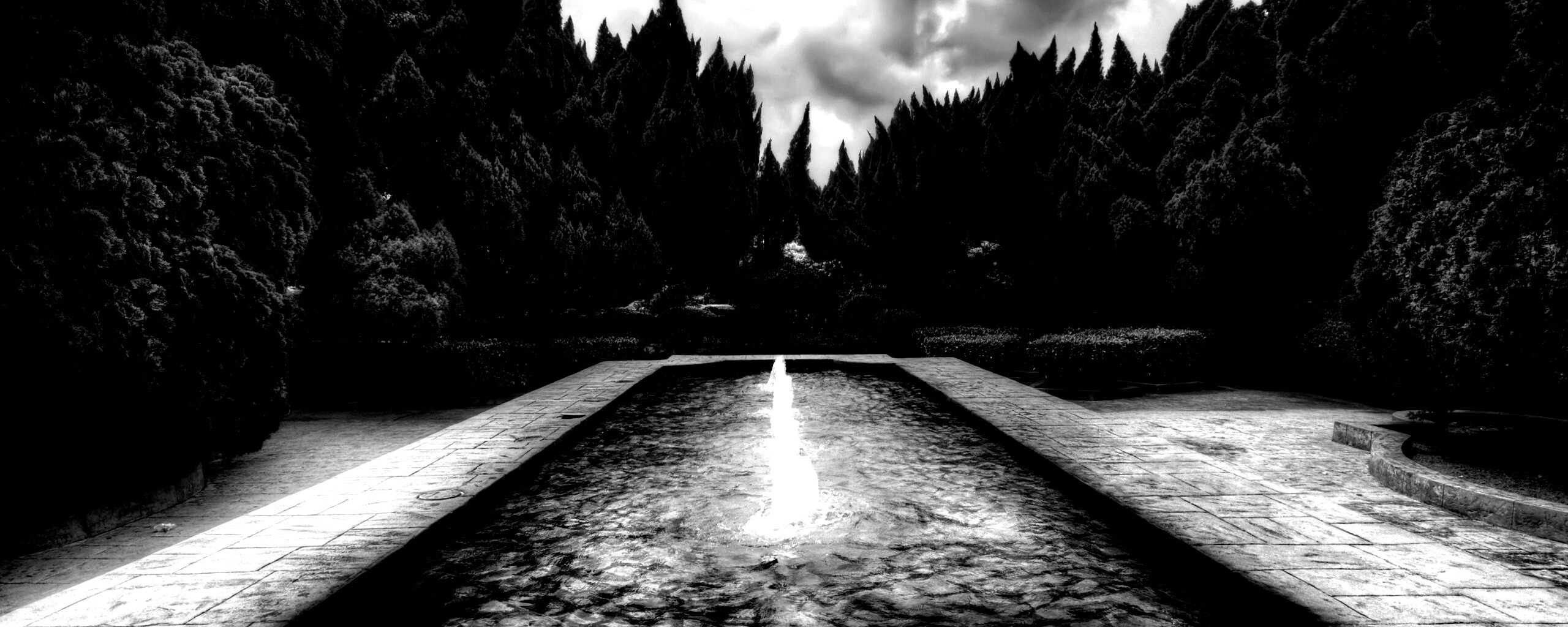 Фонтан в заповеднике обои