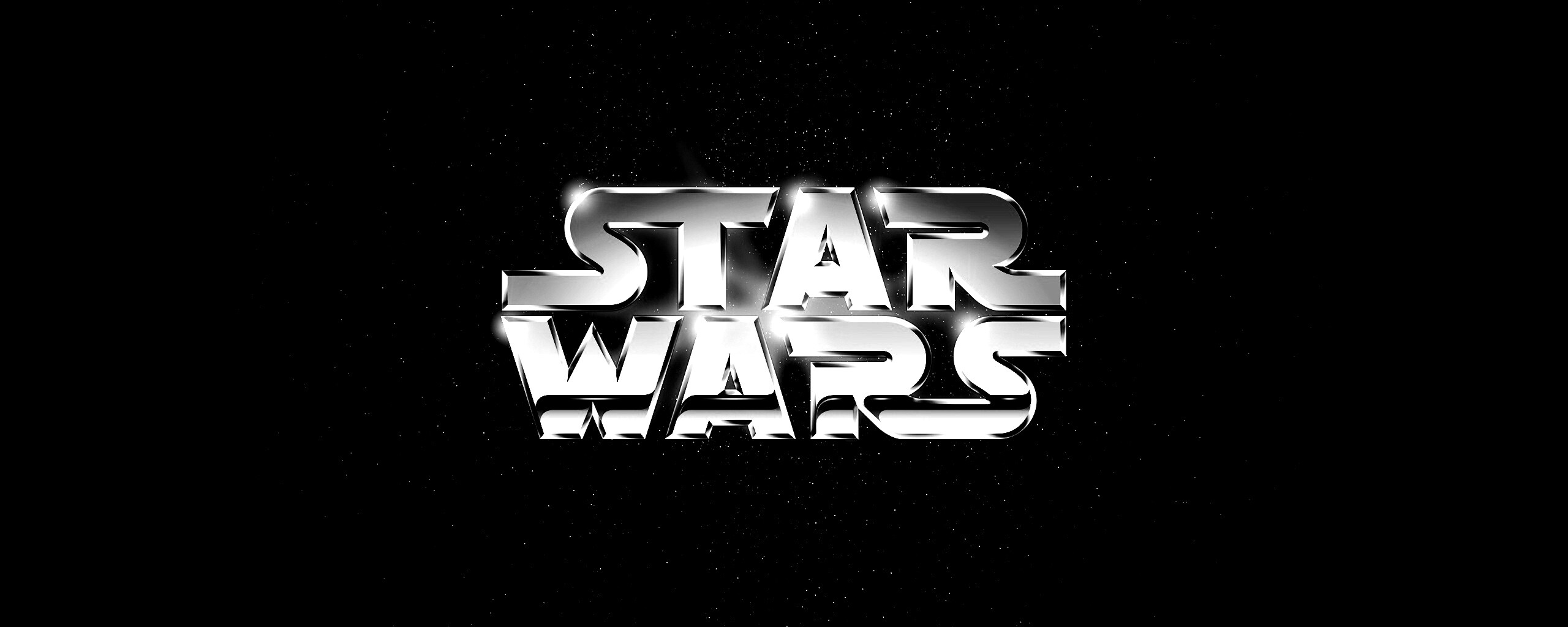 Золотой логотип Star Wars обои