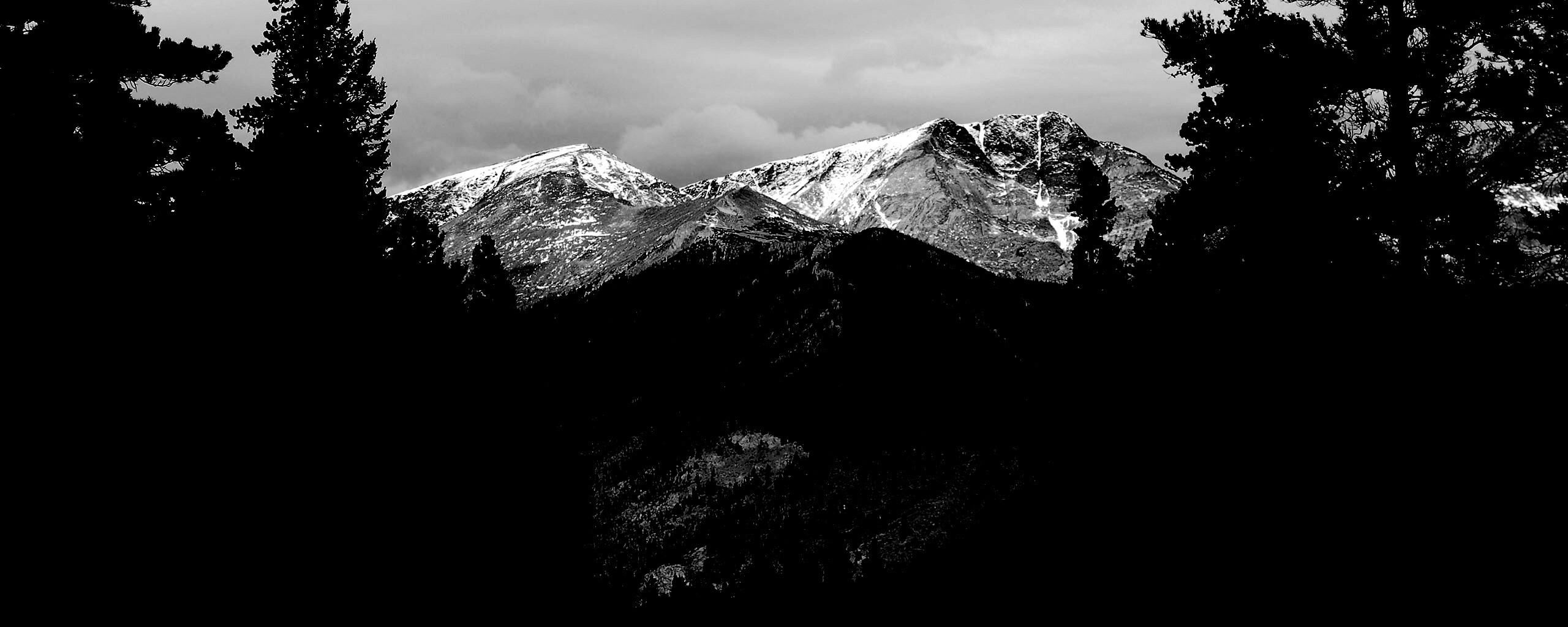 Вид на горы обои