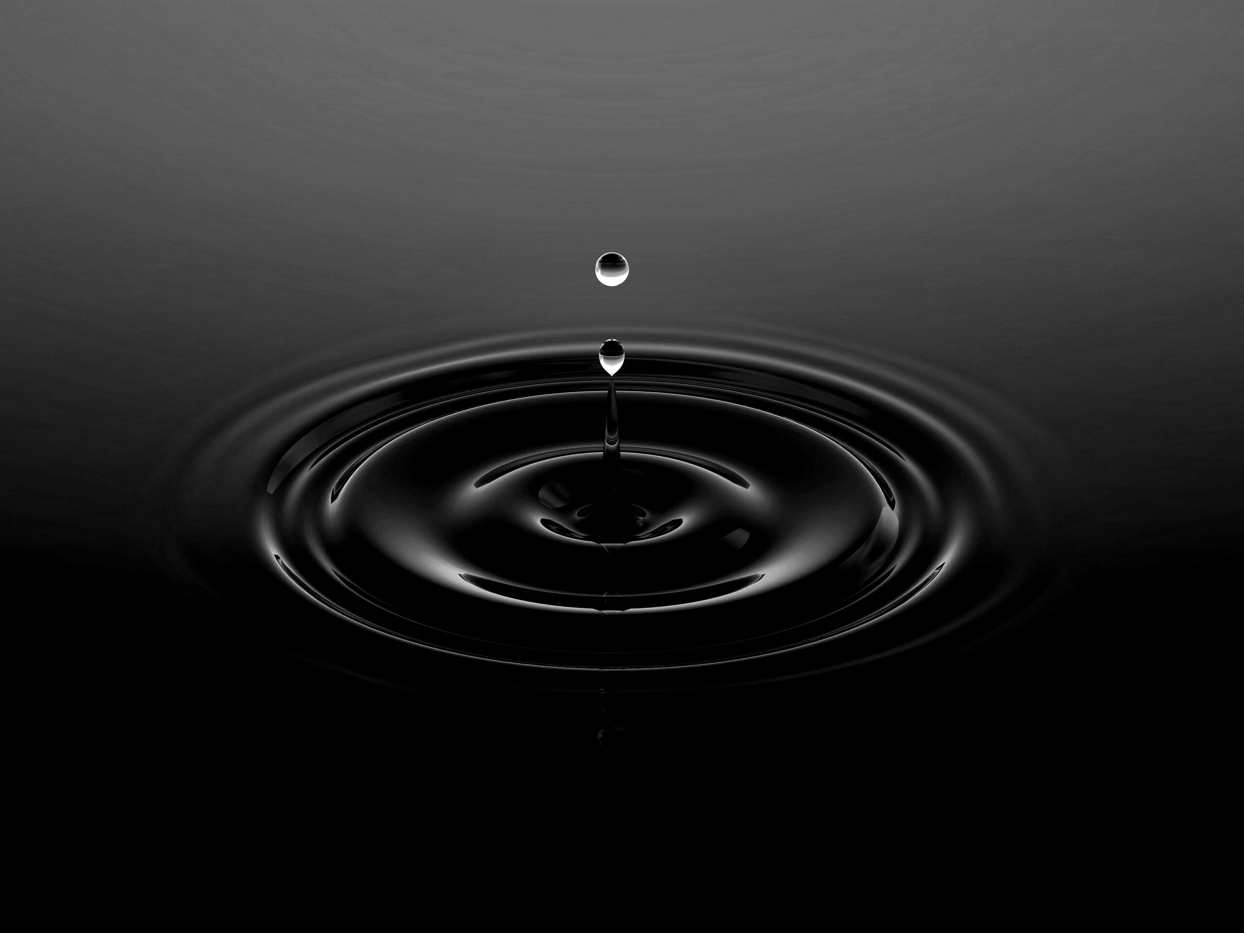 Упавшая капля обои