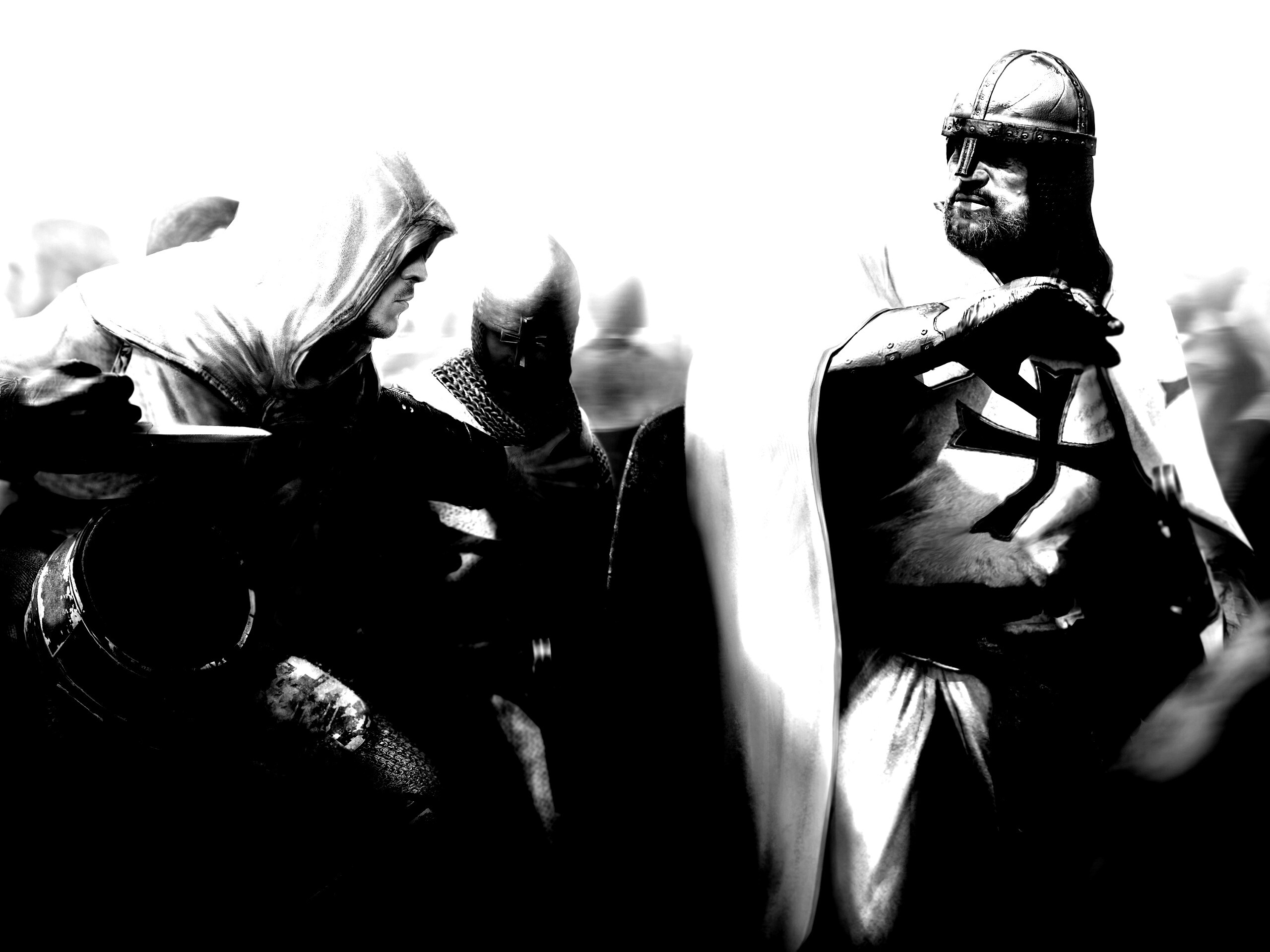 Ассасин убивает томплиера обои