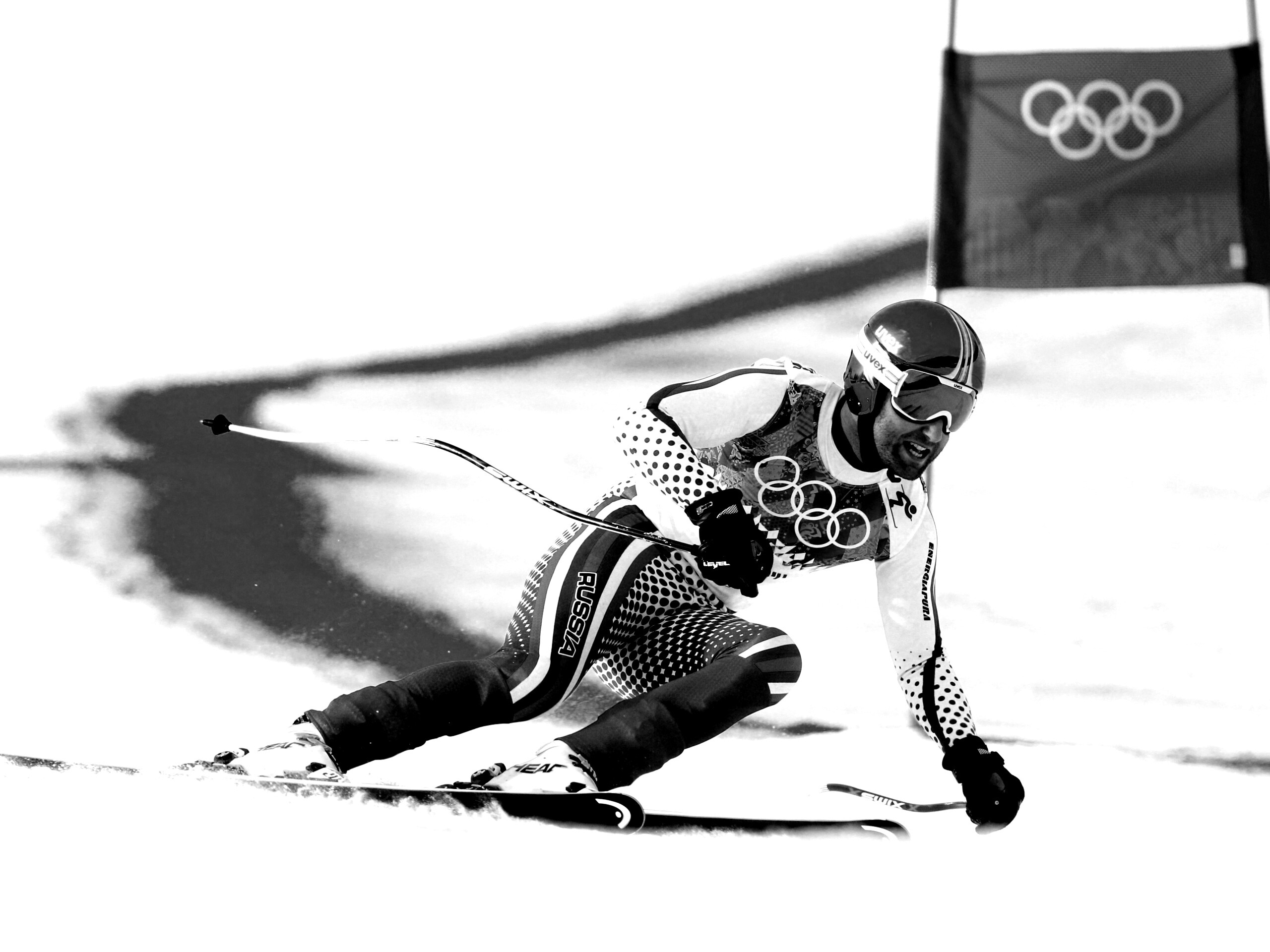 Лыжник на олимпиаде обои