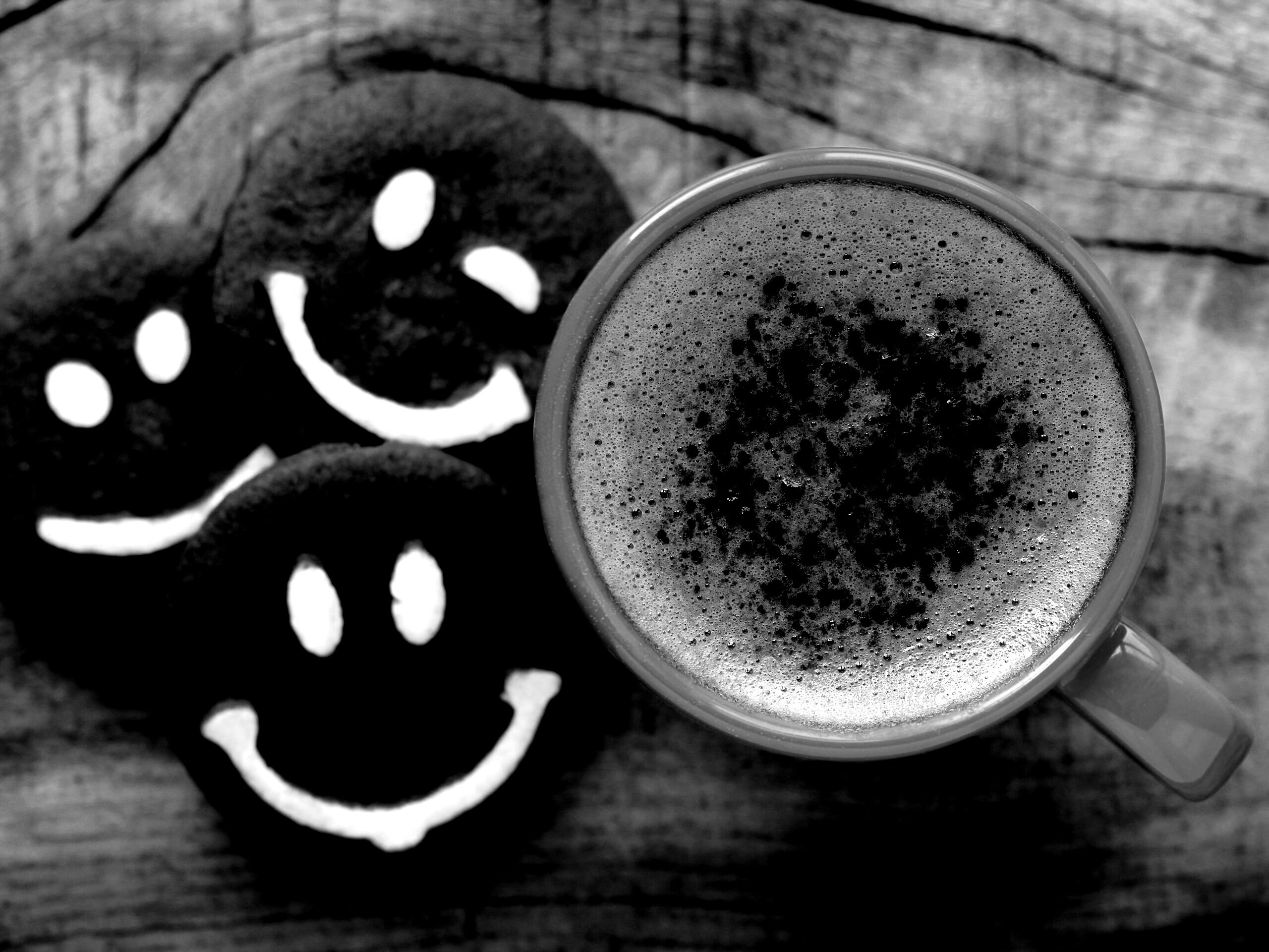 Кофе с печеньками обои