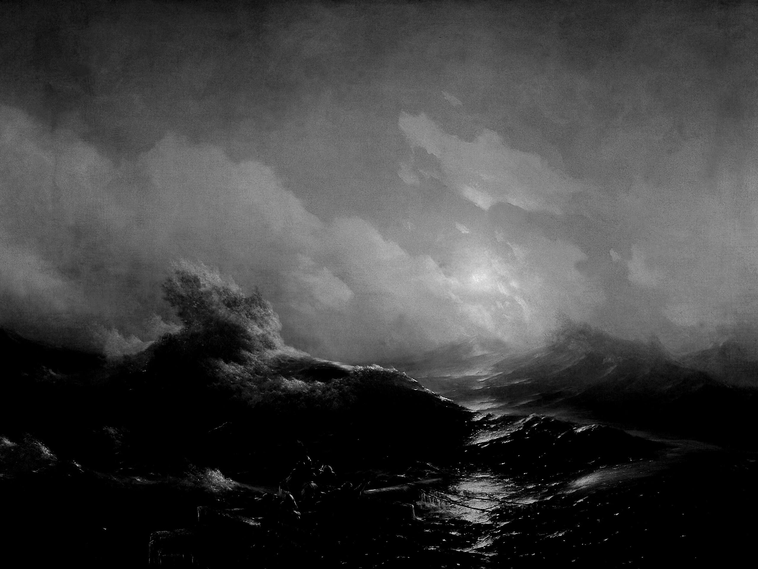 Айвазовский: Девятый вал обои