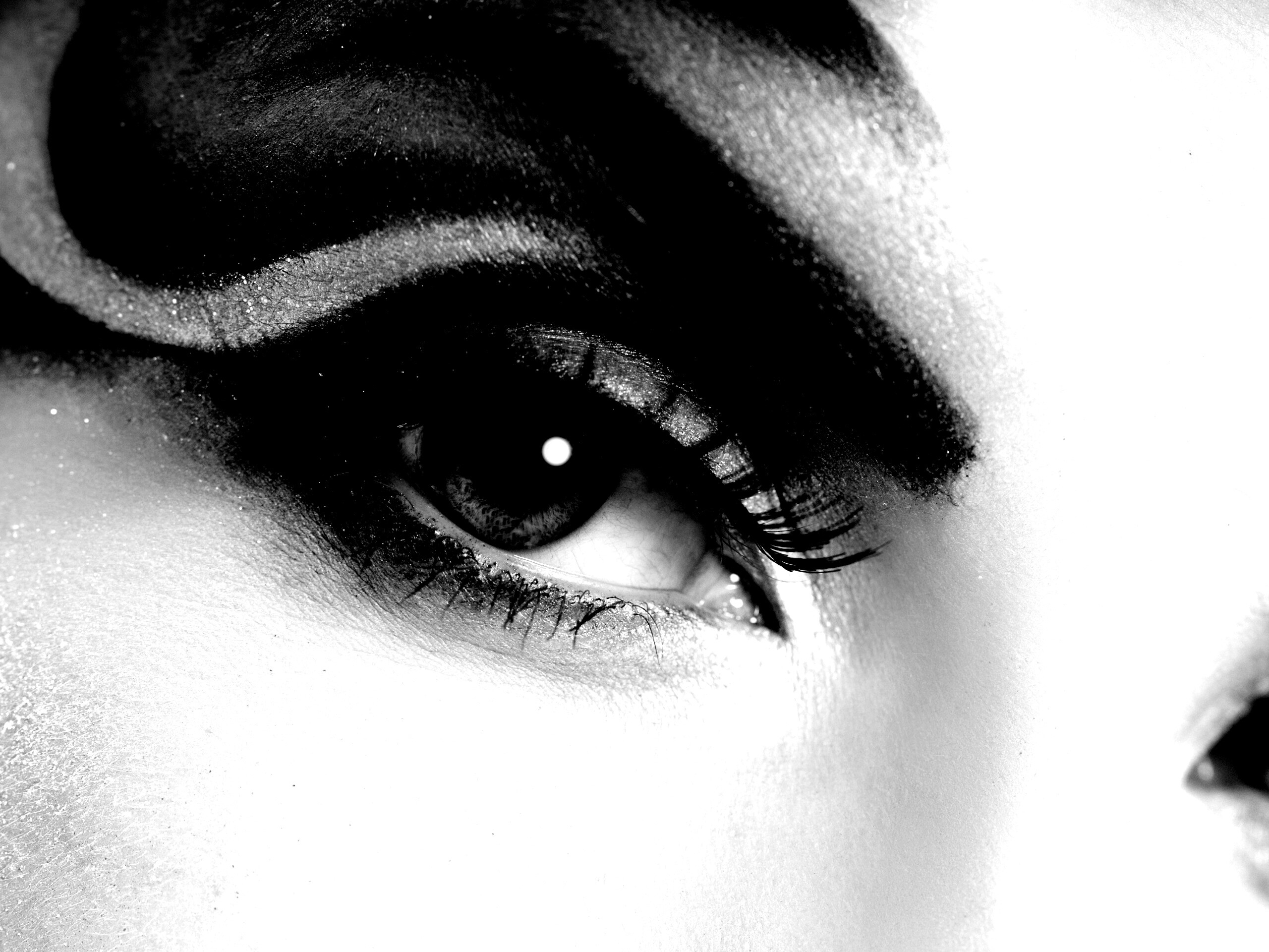 Красивый макияж для глаз обои