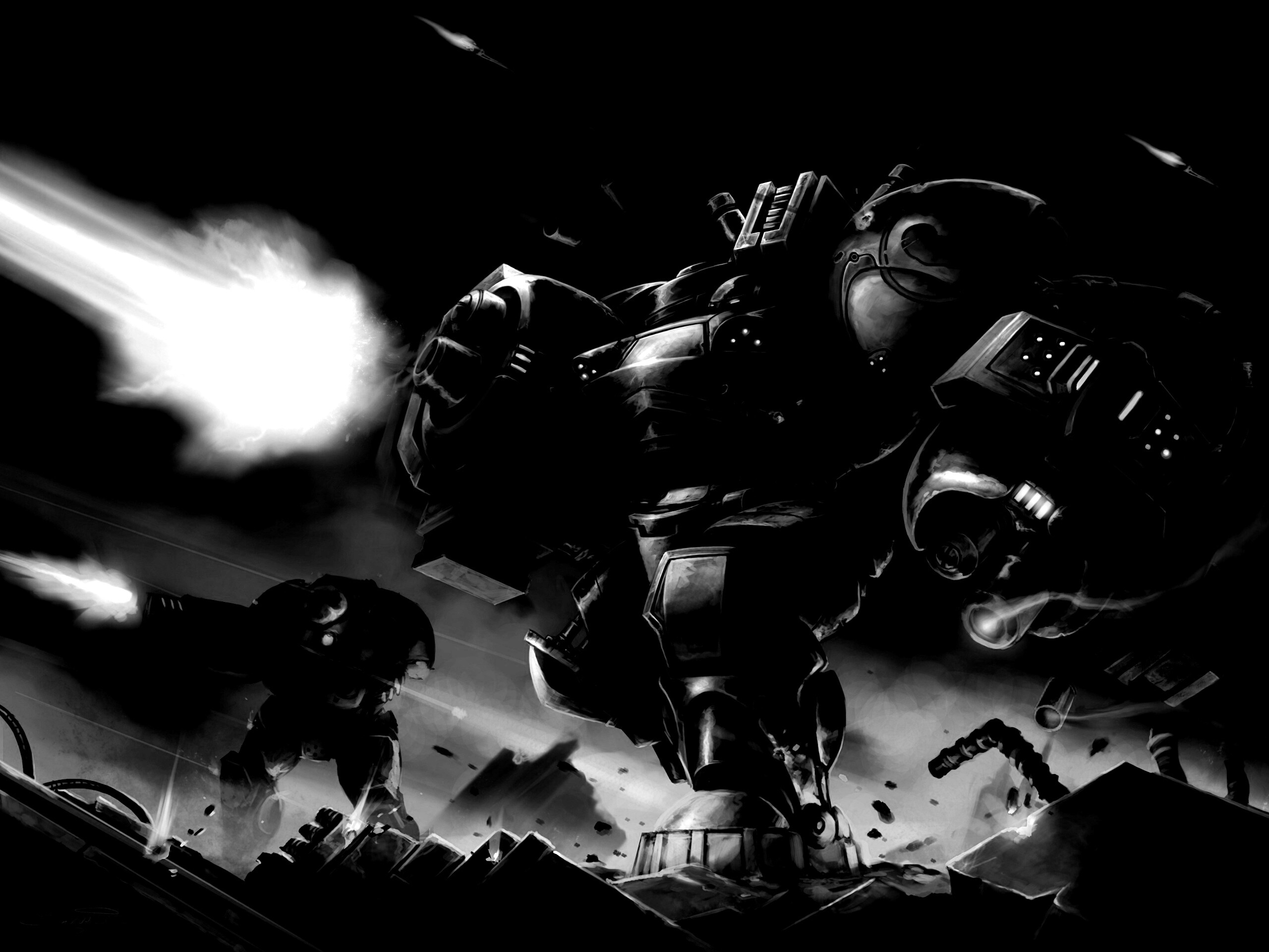 Терраны из StarCraft обои