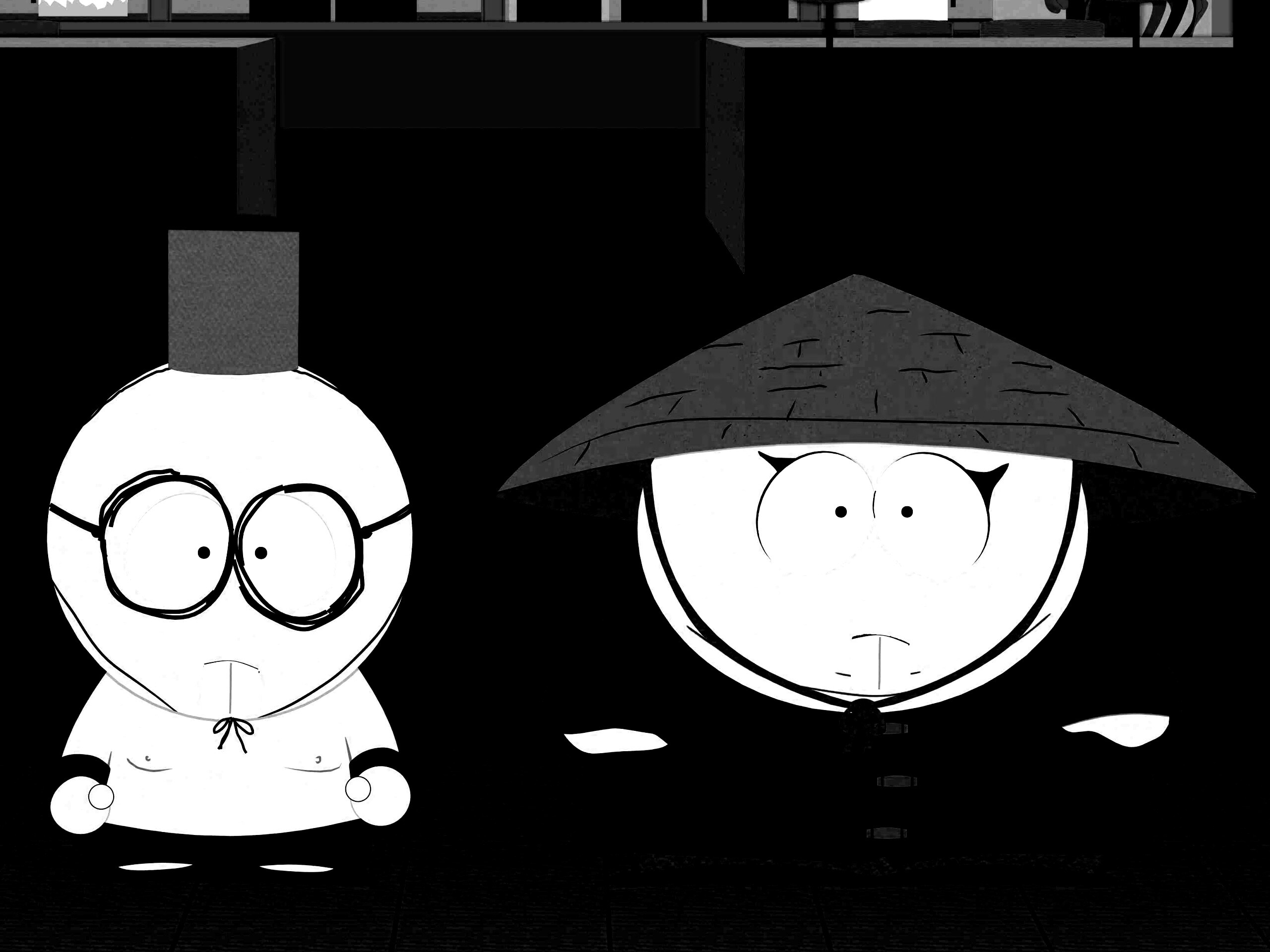 Баттерс Стотч и Эрик Картман в Китайской проблеме обои