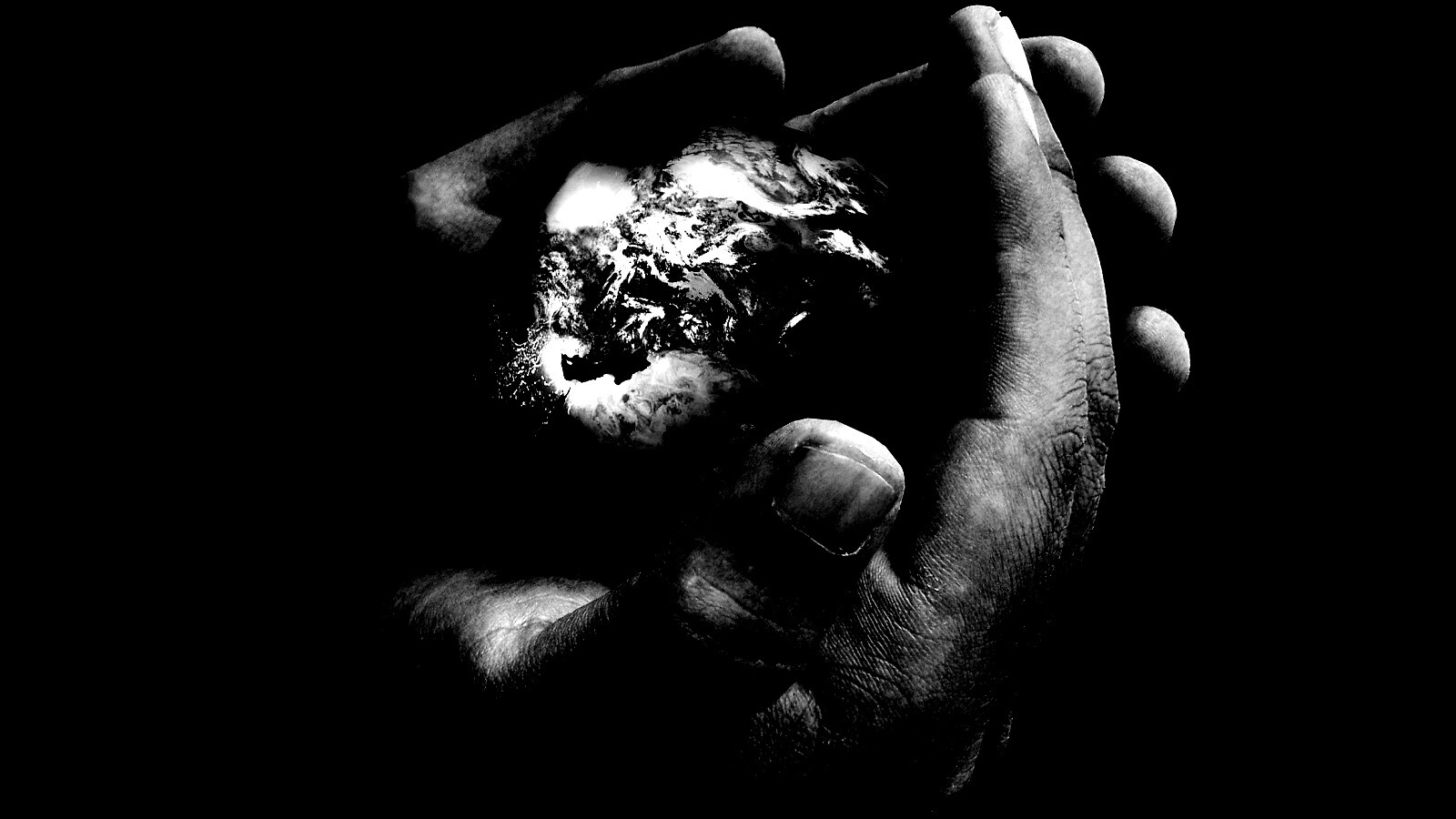 Мир в руках обои