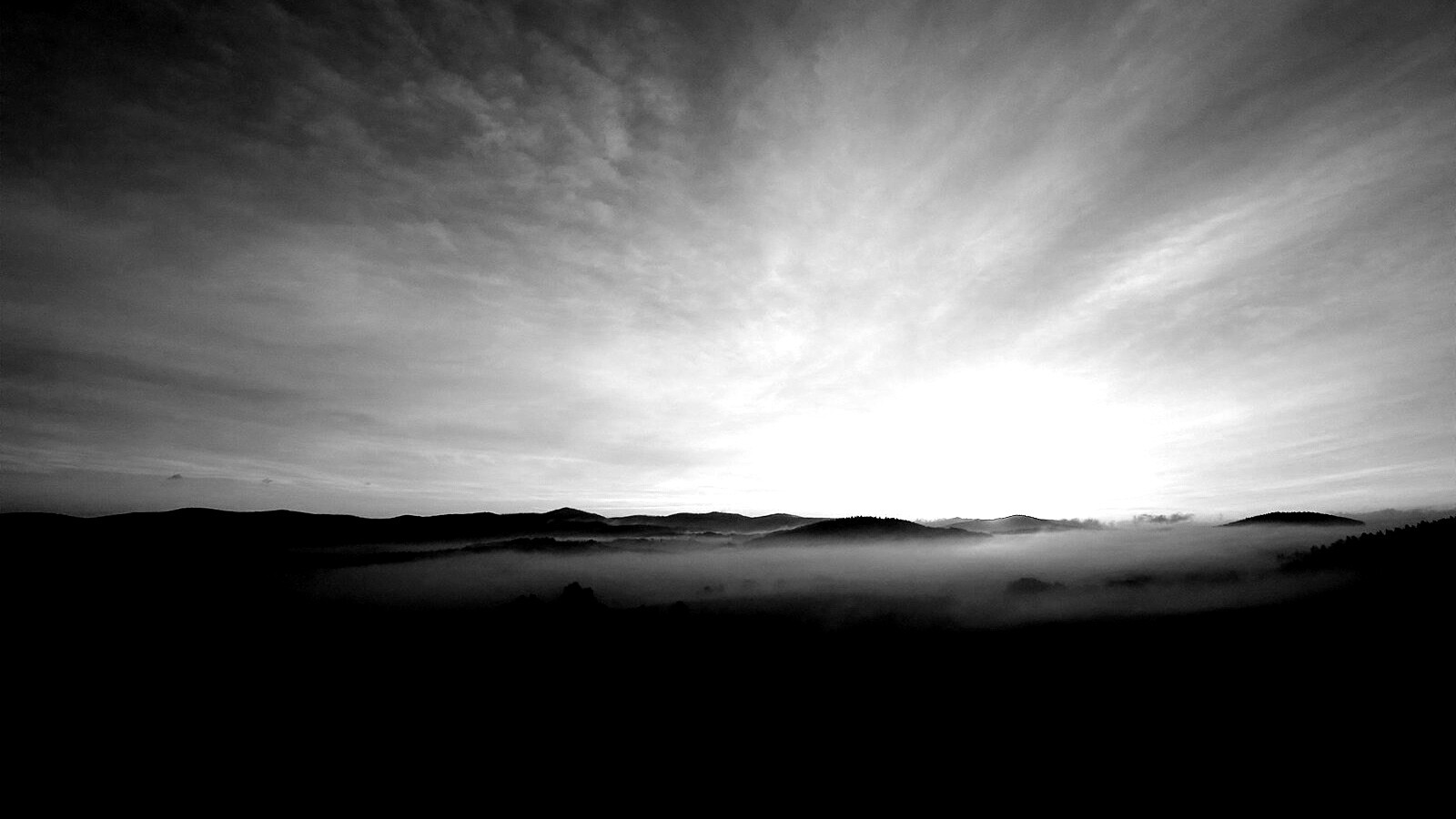 Утренний туман обои