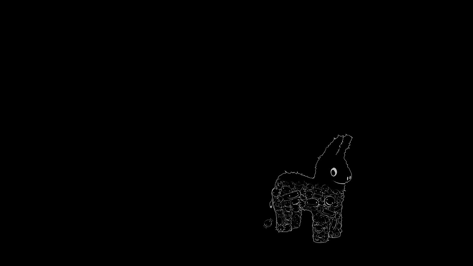 Кофеты прячутся в пинате обои