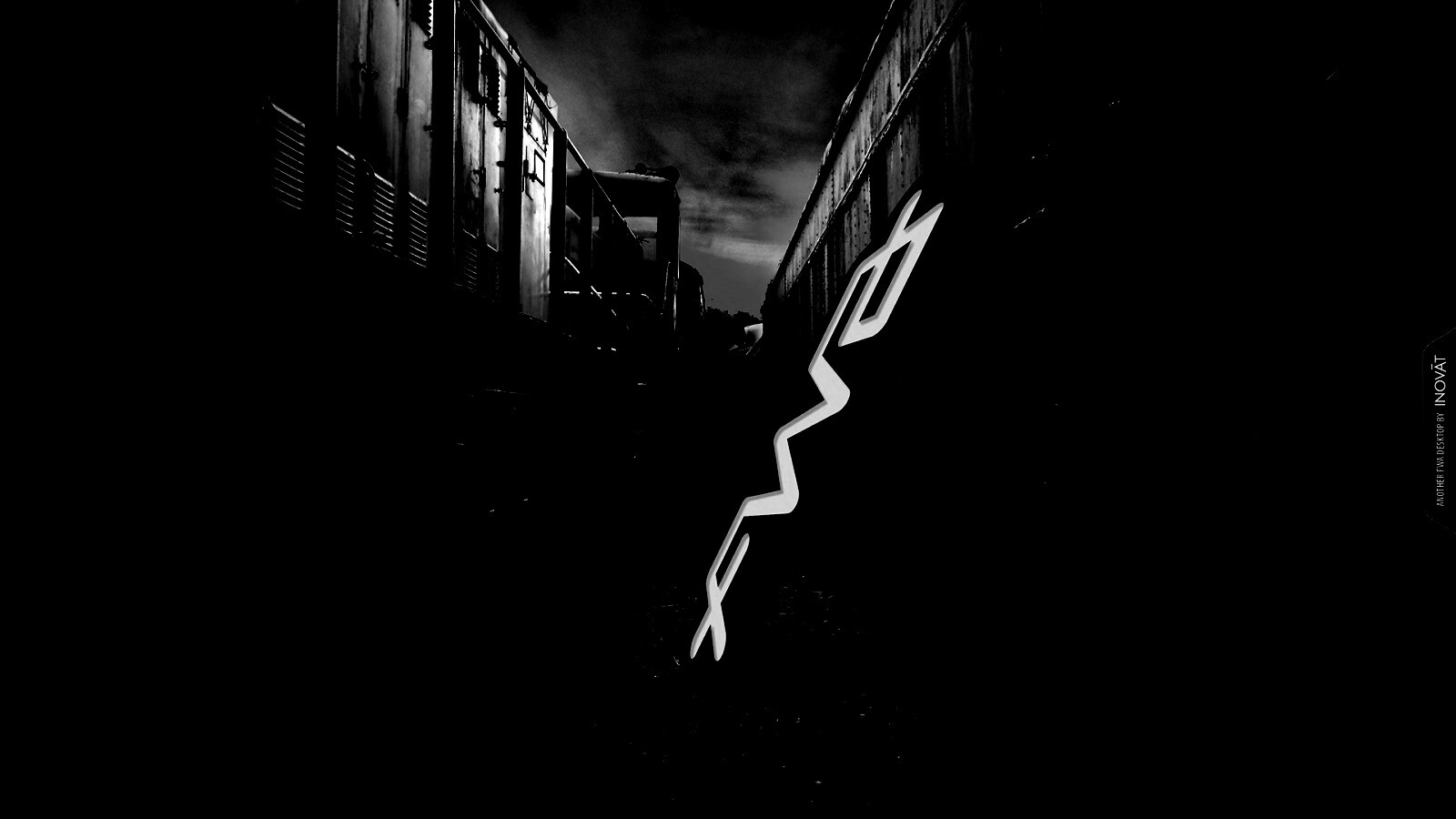 Упавшая вывеска обои