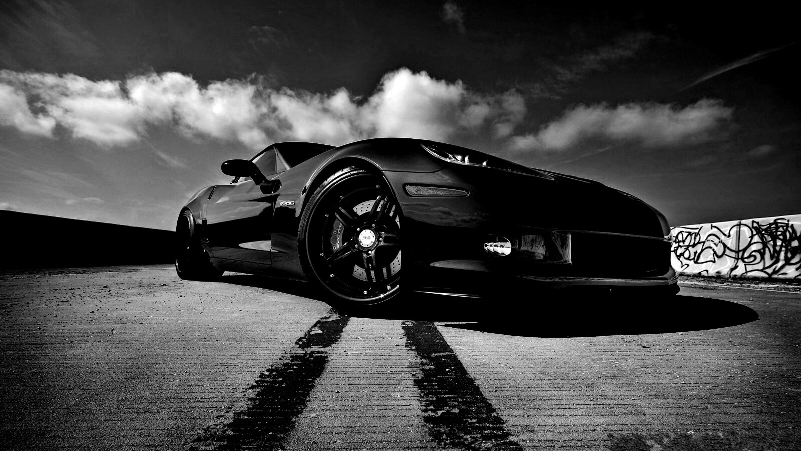 Синий спорткар обои