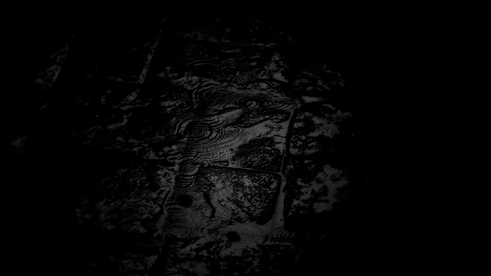 Дождь на мостовой обои