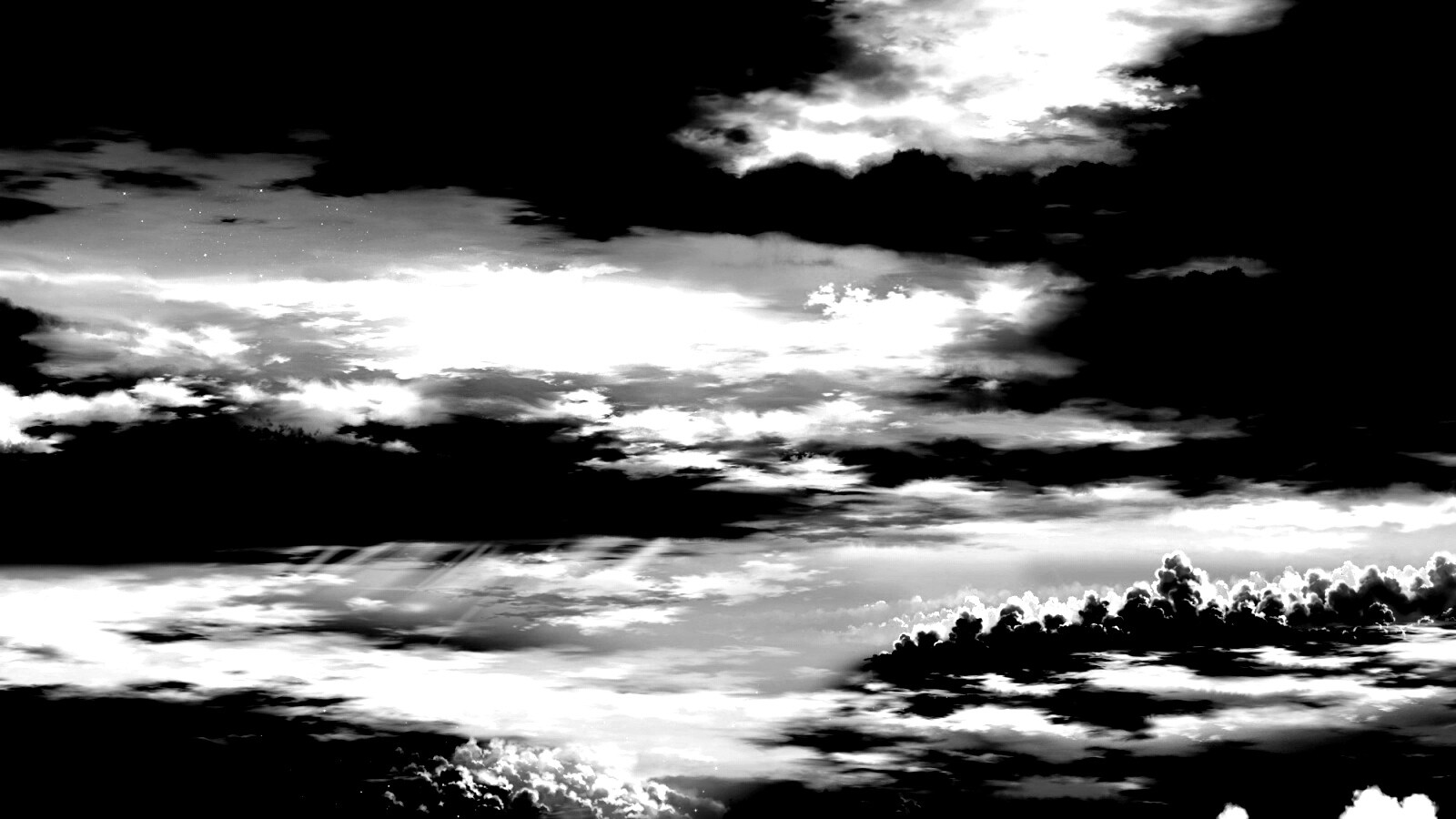 Штормовые тучи обои