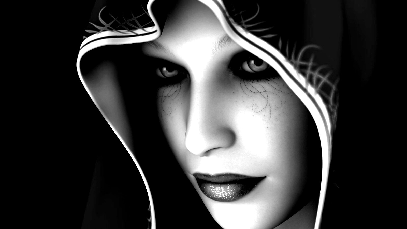 Магичка в капюшоне обои