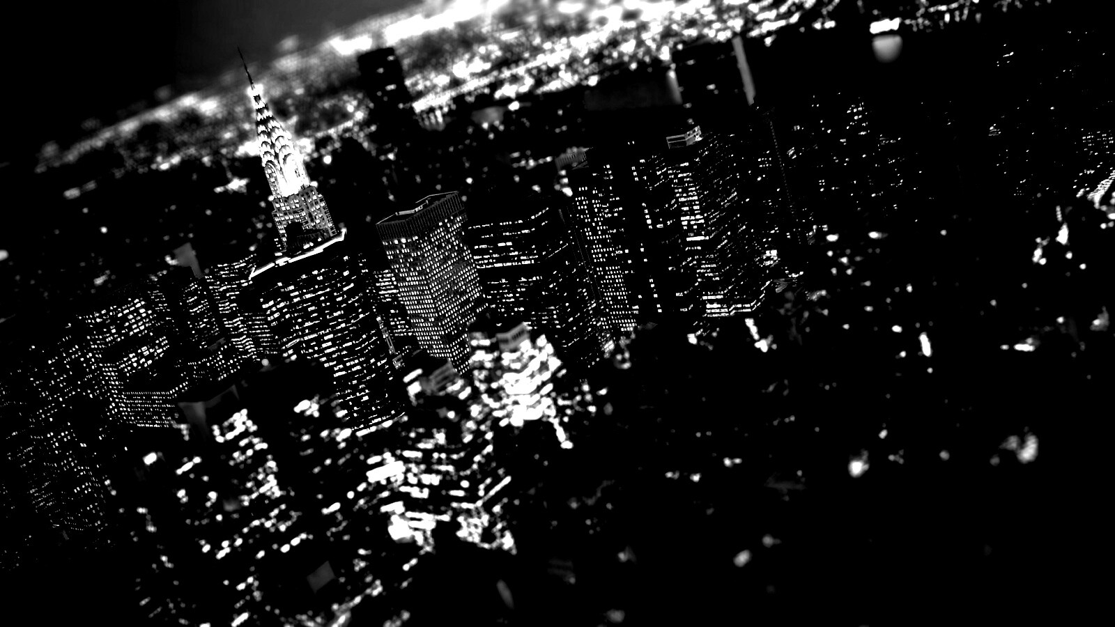 Ночной Нью-Йорк обои