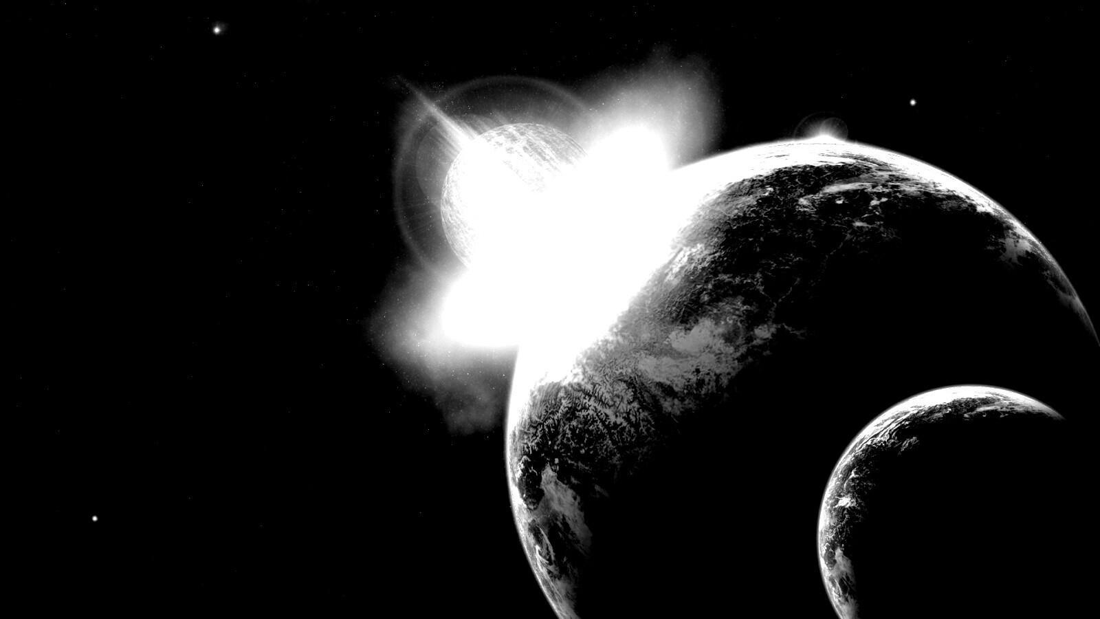 Восход за горизонтом обои