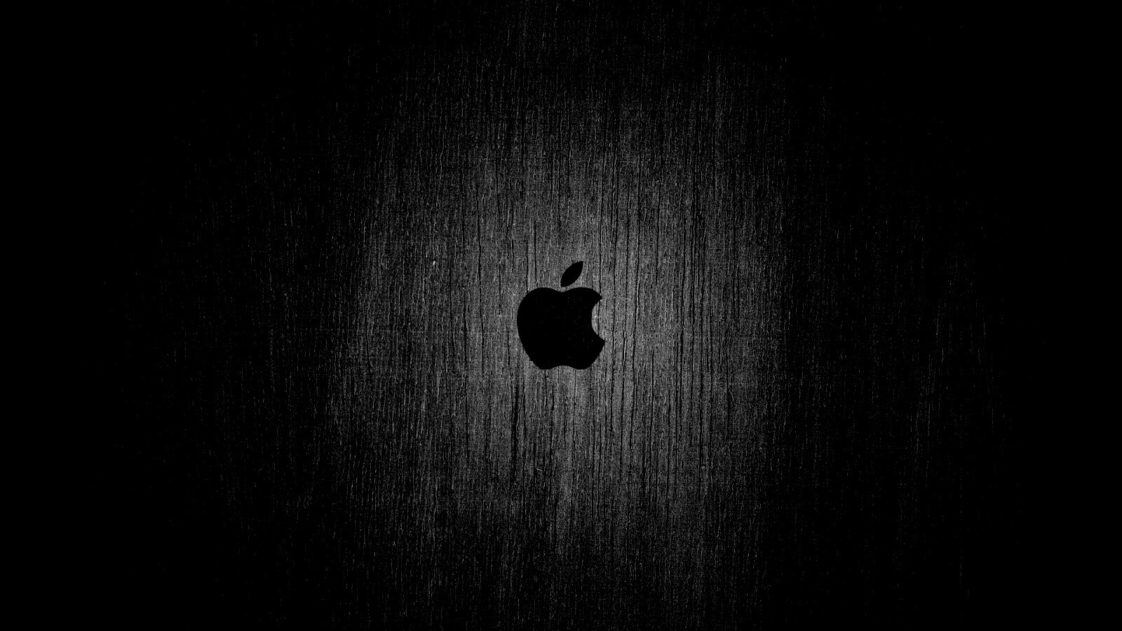 Логотип Apple на доске обои