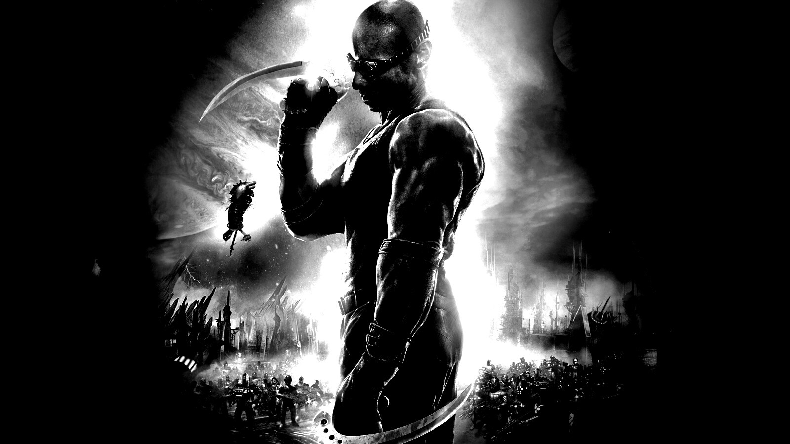 Риддик с клинками обои