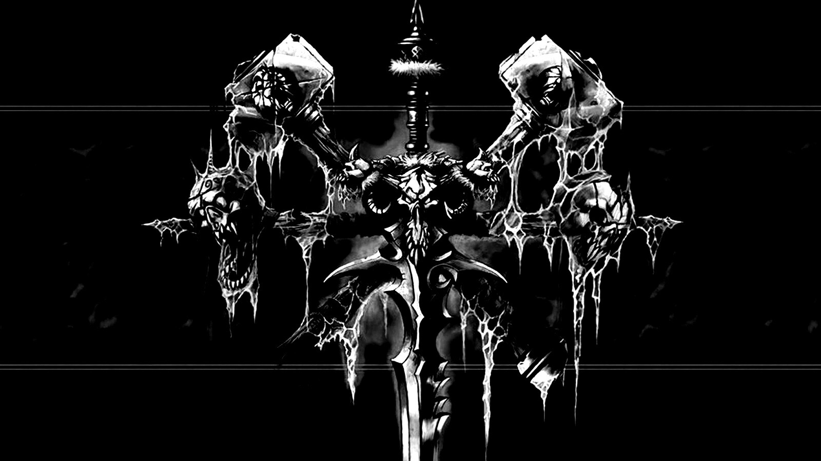 Логотип WarCraft Frothen Throne обои