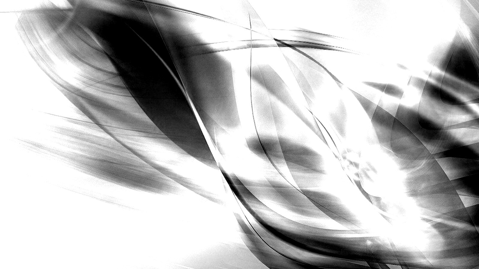 Светящиеся полупрозрачные волны обои