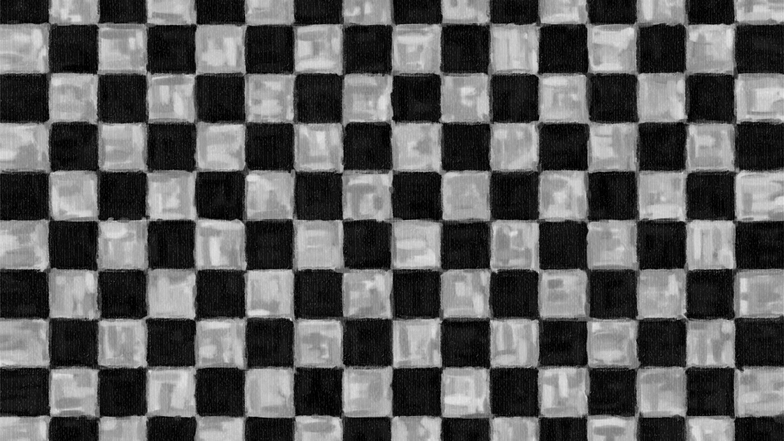 Рисованные красно-голубые клетки обои