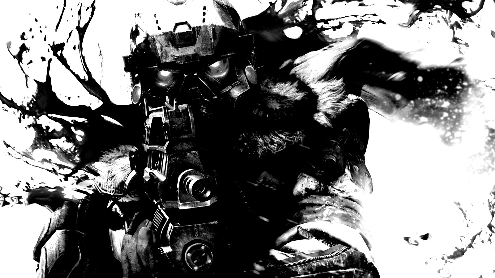 Боец в зимней форме обои