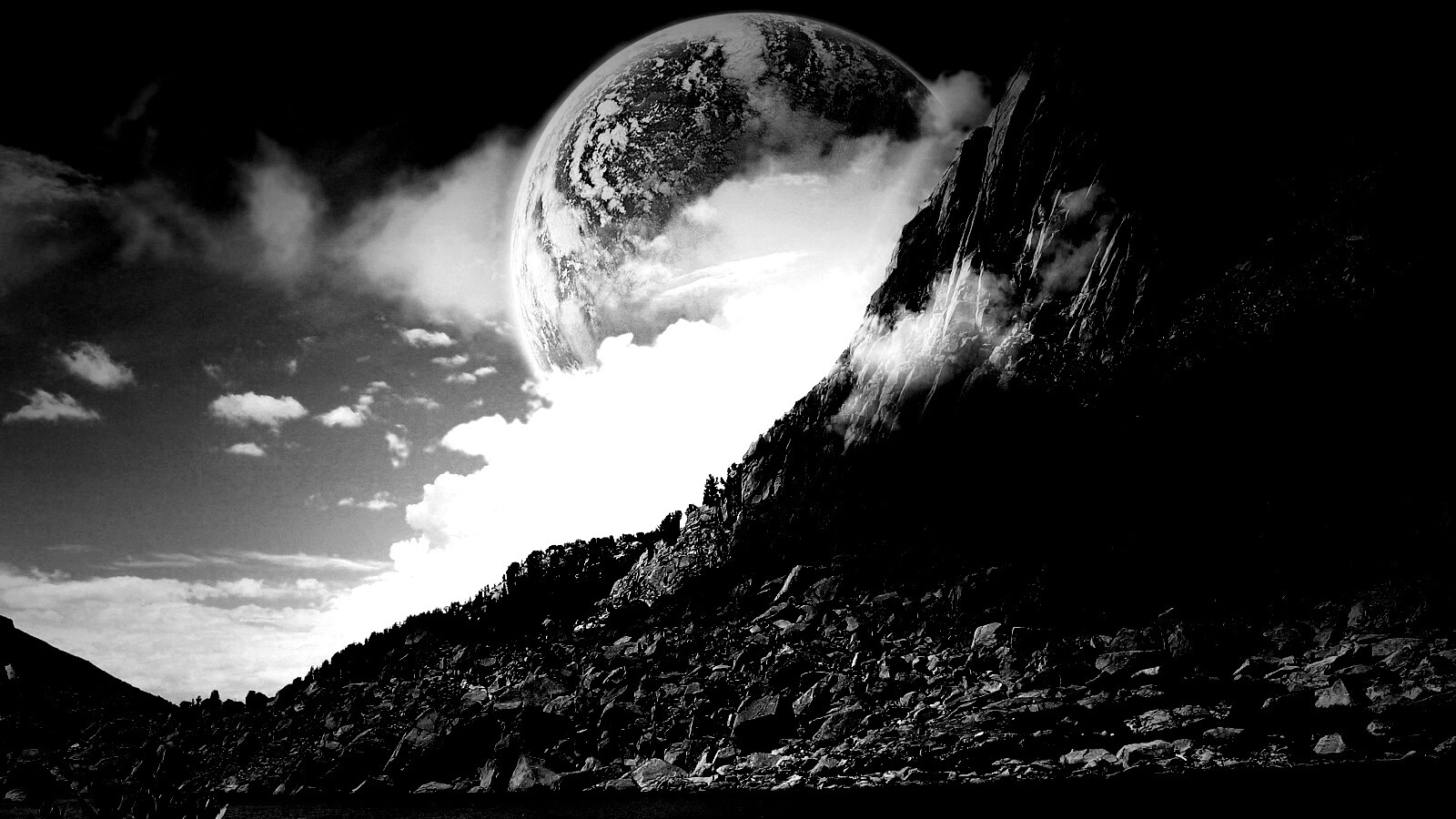 Далекие горы обои