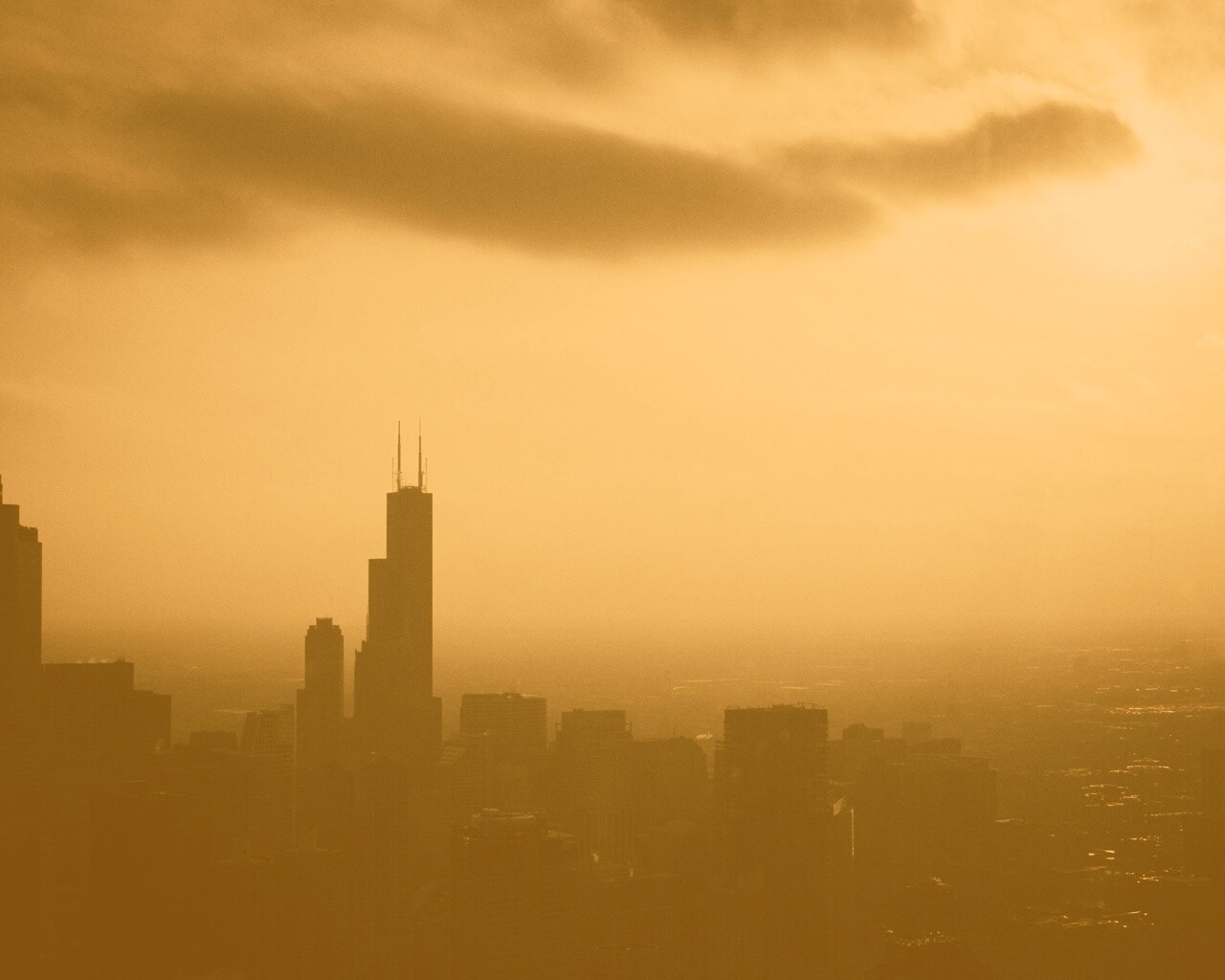 Большой мегаполис обои