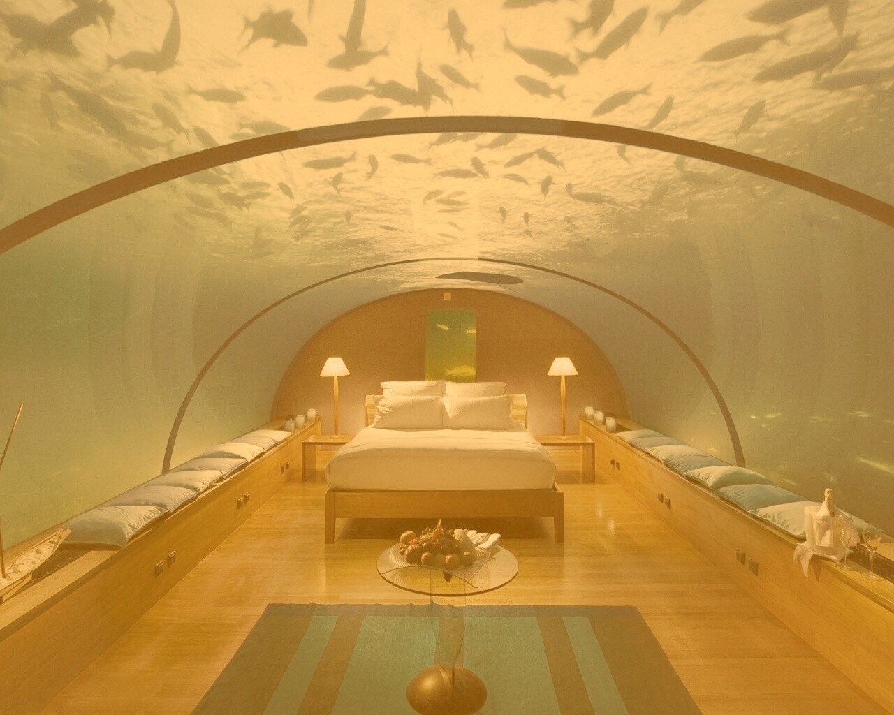 Подводные аппартаменты обои