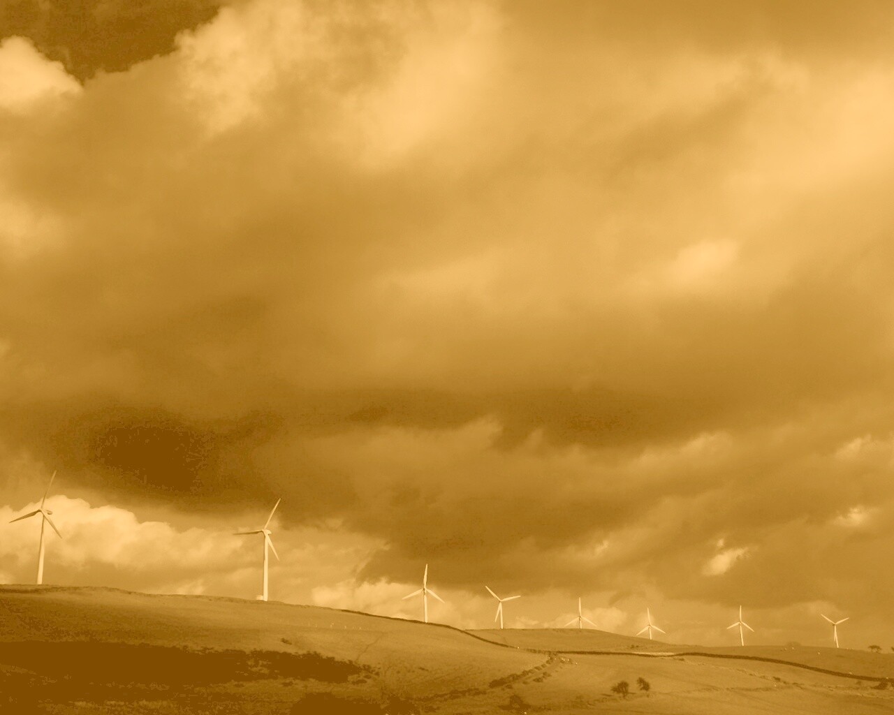 Ветрянные электростанции обои
