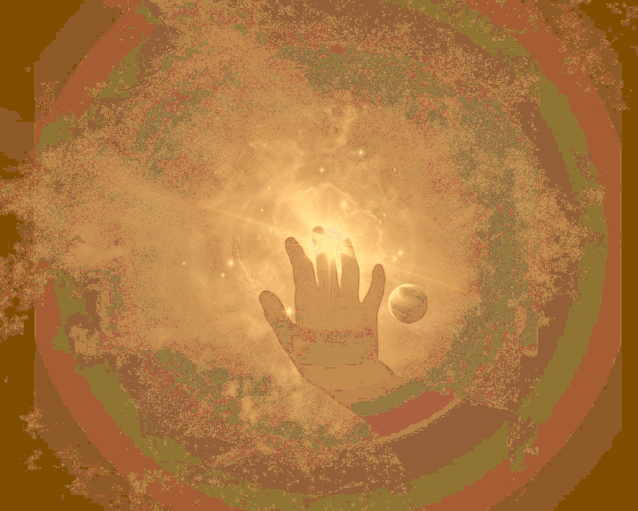 Прикосновение к вселенной обои