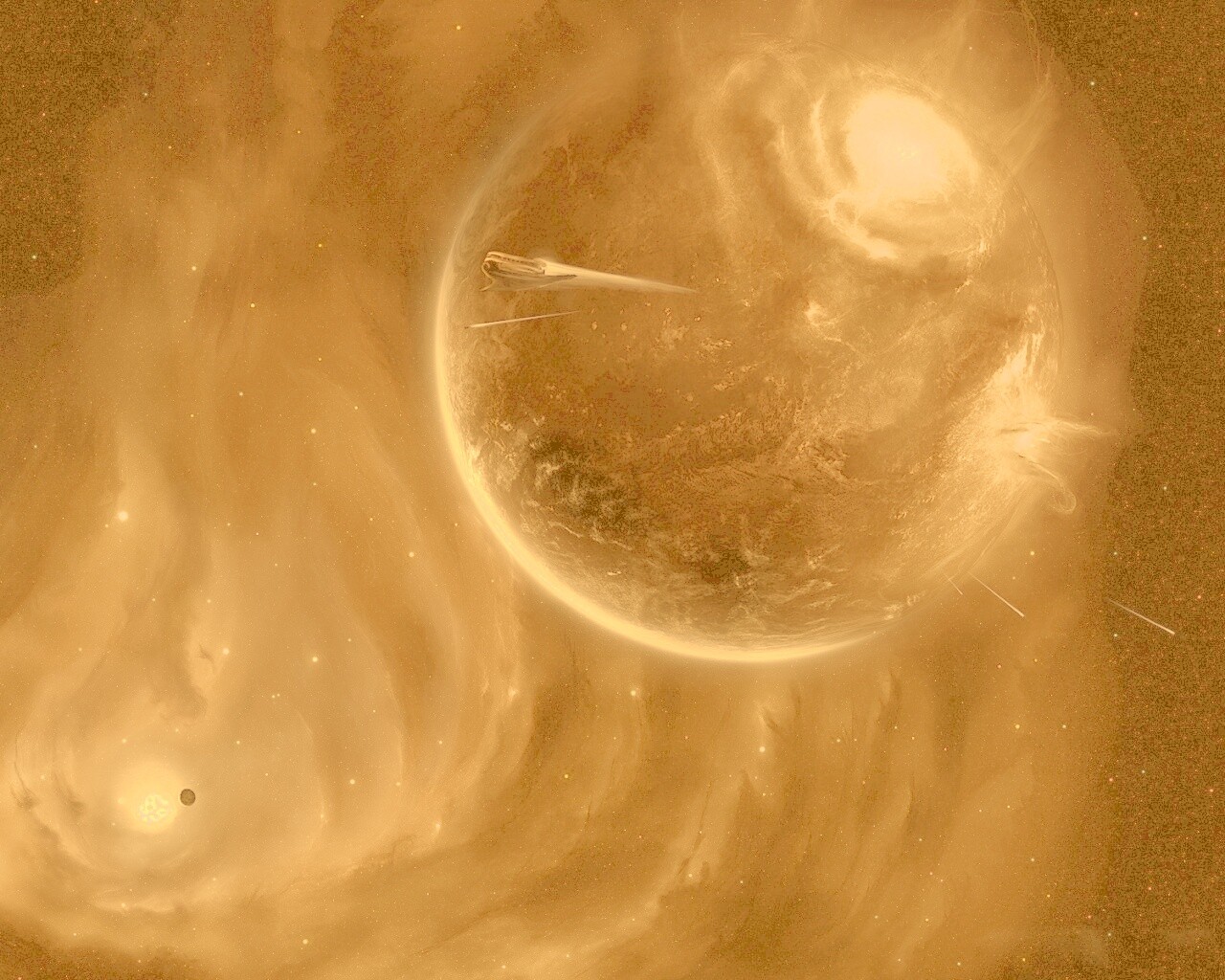 Разрушение планеты обои