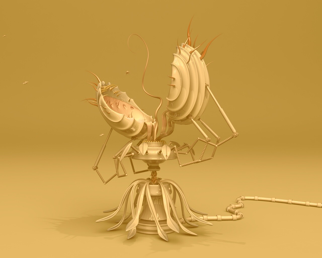 Механическая венерина мухоловка обои