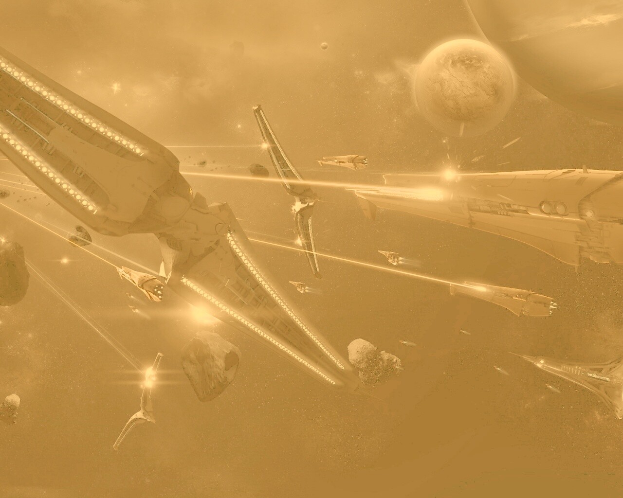 Космическая баталия обои